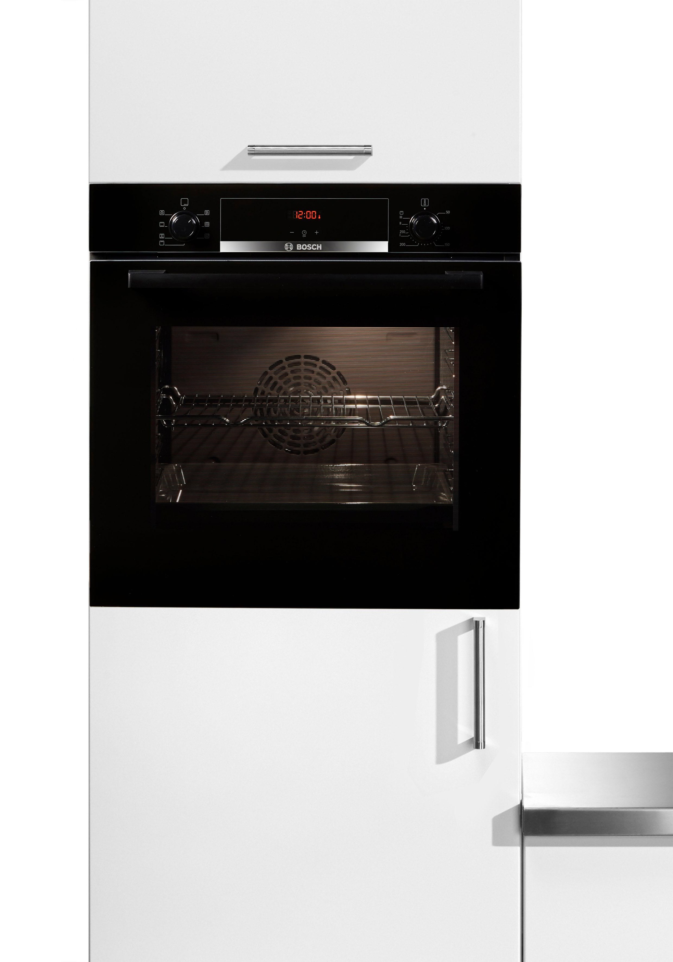 Bild von BOSCH Einbaubackofen »HBA533BB1«, 4, HBA533BB1, mit Teleskopauszug nachrüstbar, ecoClean Direct