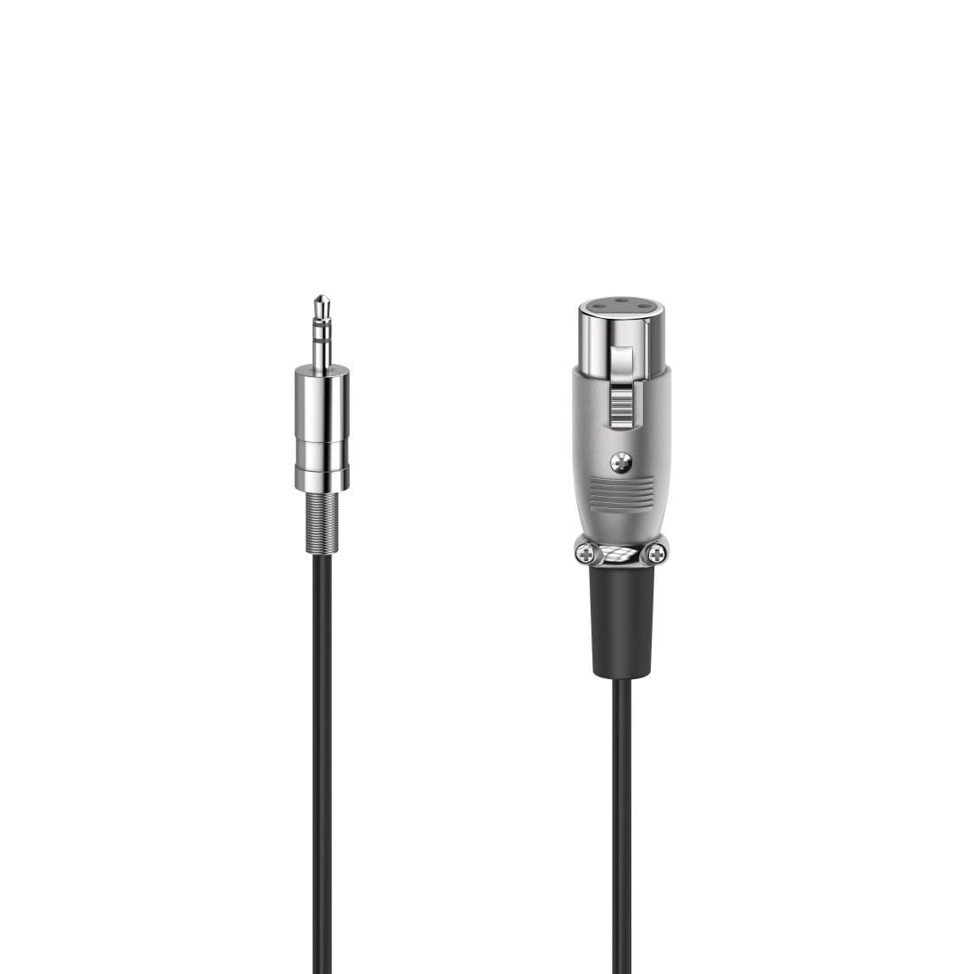 1. Bild von Hama Audio-Adapter »Audio Adapter, XLR Kupplung, 3,5 mm Klinken Stecker Stereo«, 3,5-mm-Klinke zu XLR