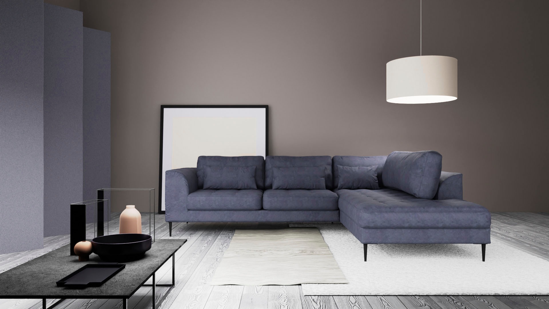 TRENDMANUFAKTUR Ecksofa »Luzi, wahlweise mit Schlaffunktion und Bettkasten, günstig online kaufen