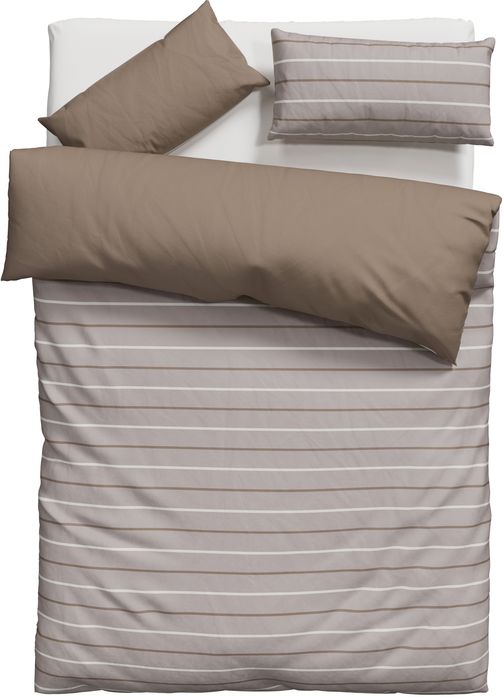 Bruno Banani Bettwäsche »Dana« 2 Stk. tlg. in Gr. 135x200 oder 155x220 cm, günstig online kaufen