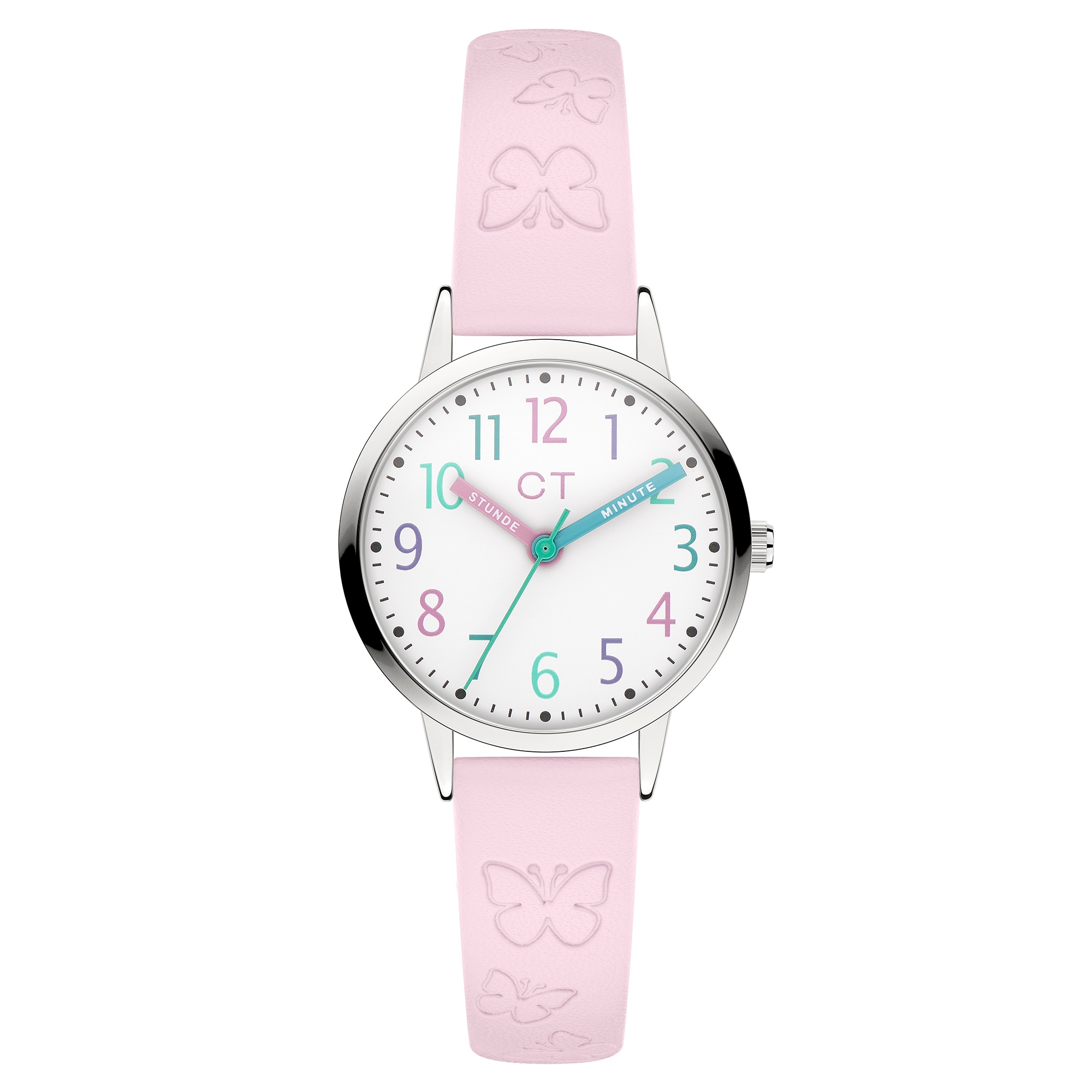 COOL TIME Quarzuhr »The Cool Pink Butterfly« Armbanduhr, Kinderuhr, Mädchen, analog