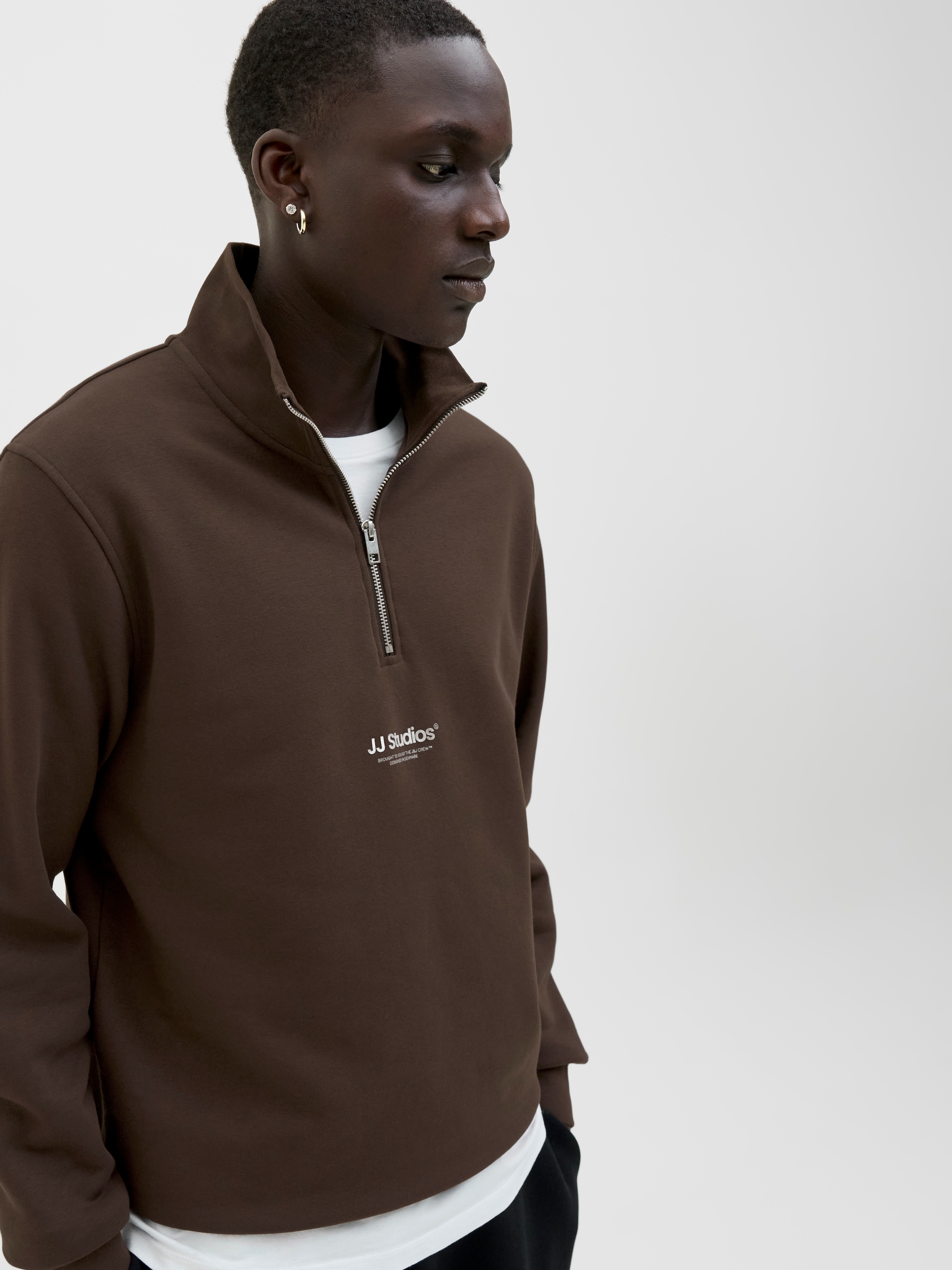 Jack & Jones Sweatshirt »JJESOHO SWEAT QUARTER ZIP HN NOOS«