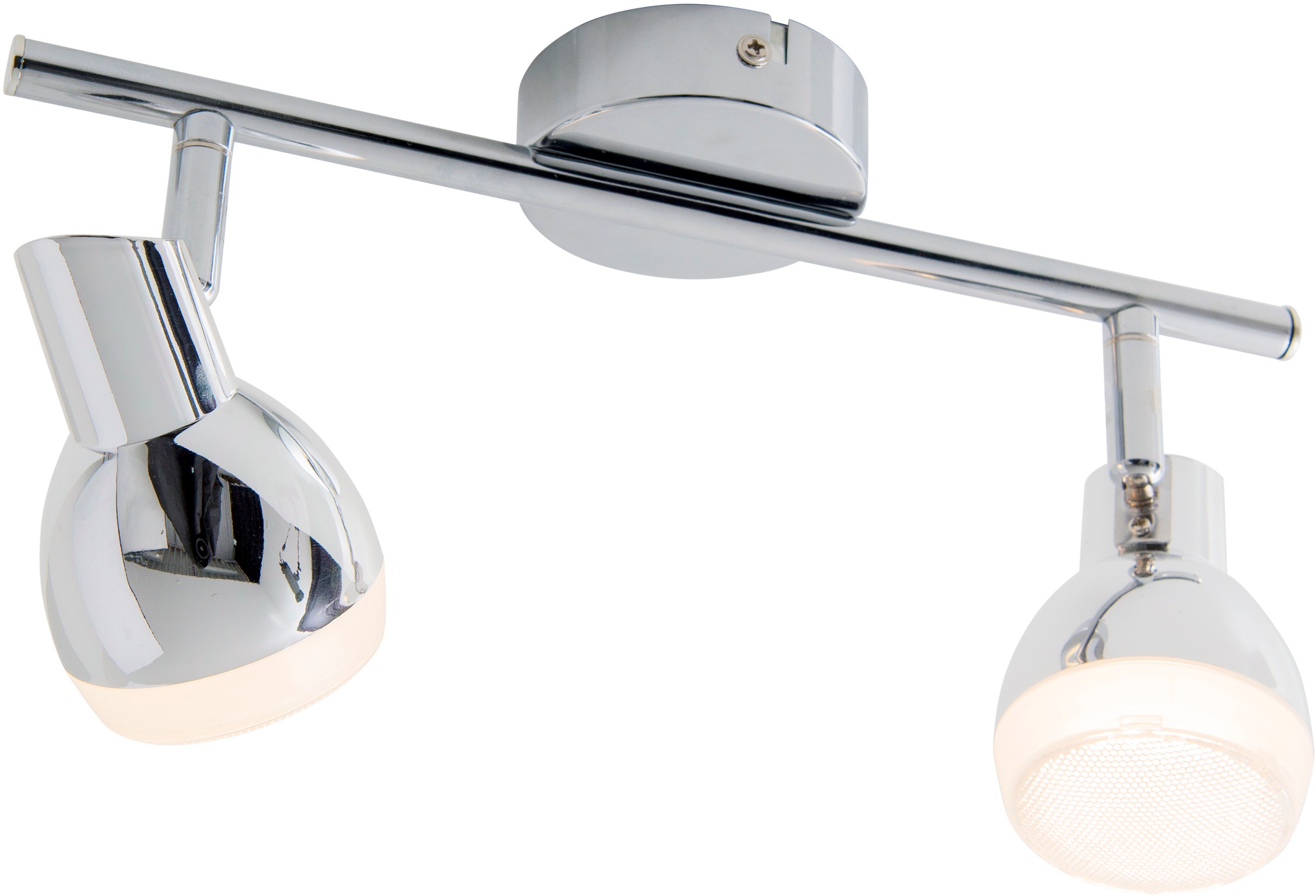 näve LED Deckenleuchte »Chromey«, 2 flammig, Leuchtmittel LED-Board   LED f günstig online kaufen