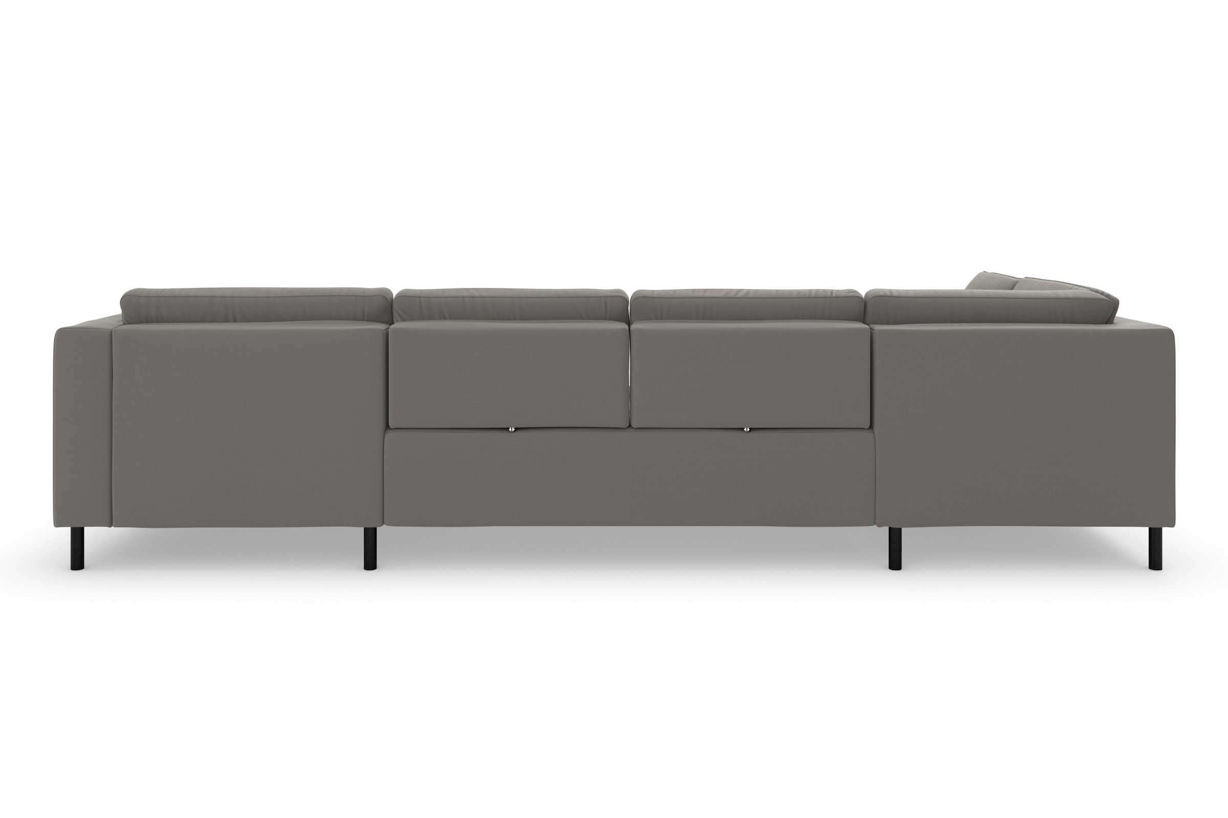 sit&more Wohnlandschaft »Olsen U-Form« inklusive Sitztiefenverstellung, wahlweise mit Bettfunktion, 15cm hoch