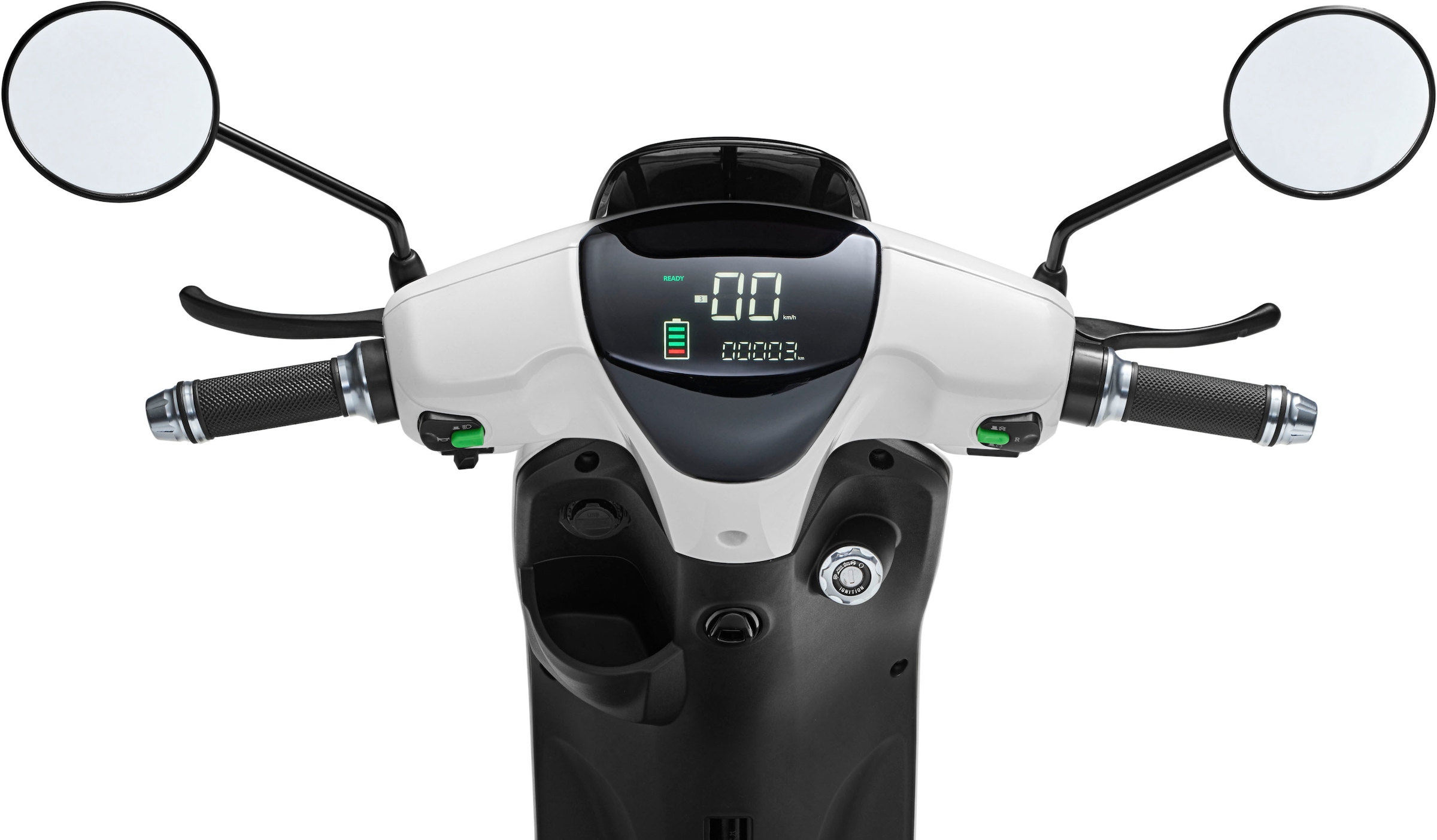 Luxxon E-Motorroller »E2100«, bis zu 50 km Reichweite, mit Straßenzul., 2 Sitzplätze, für Erwachsene