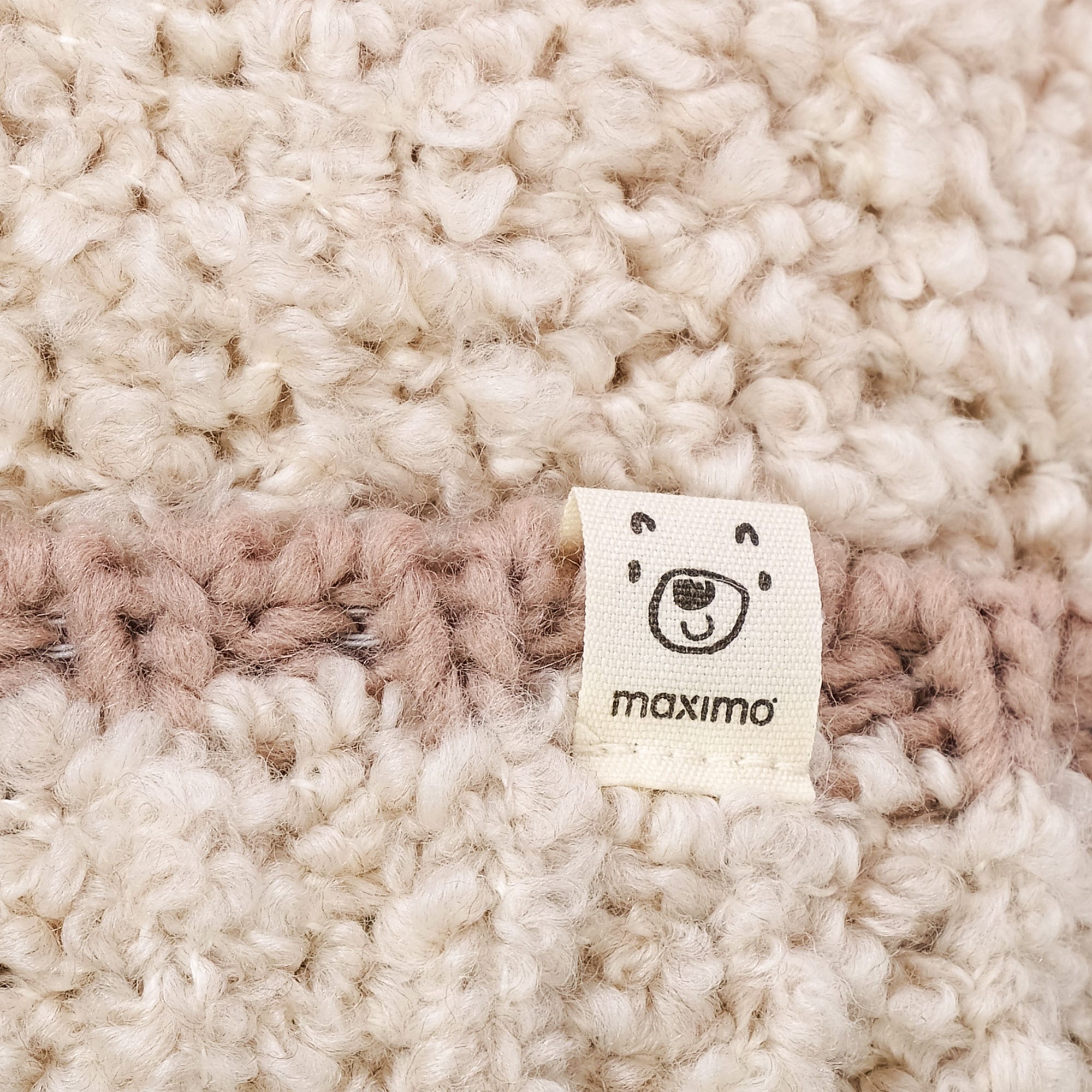 MAXIMO Bommelmütze wärmend, Grobstrick, gefüttert, hoher Wollanteil