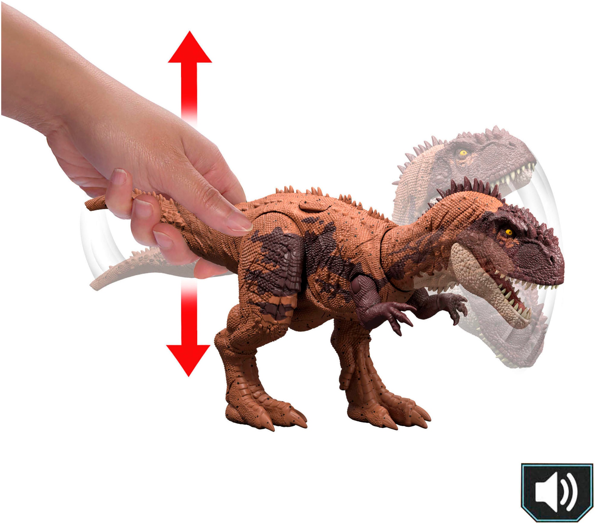 Mattel® Actionfigur »Jurassic World Wild Roar Kryptops«, mit Geräuschen