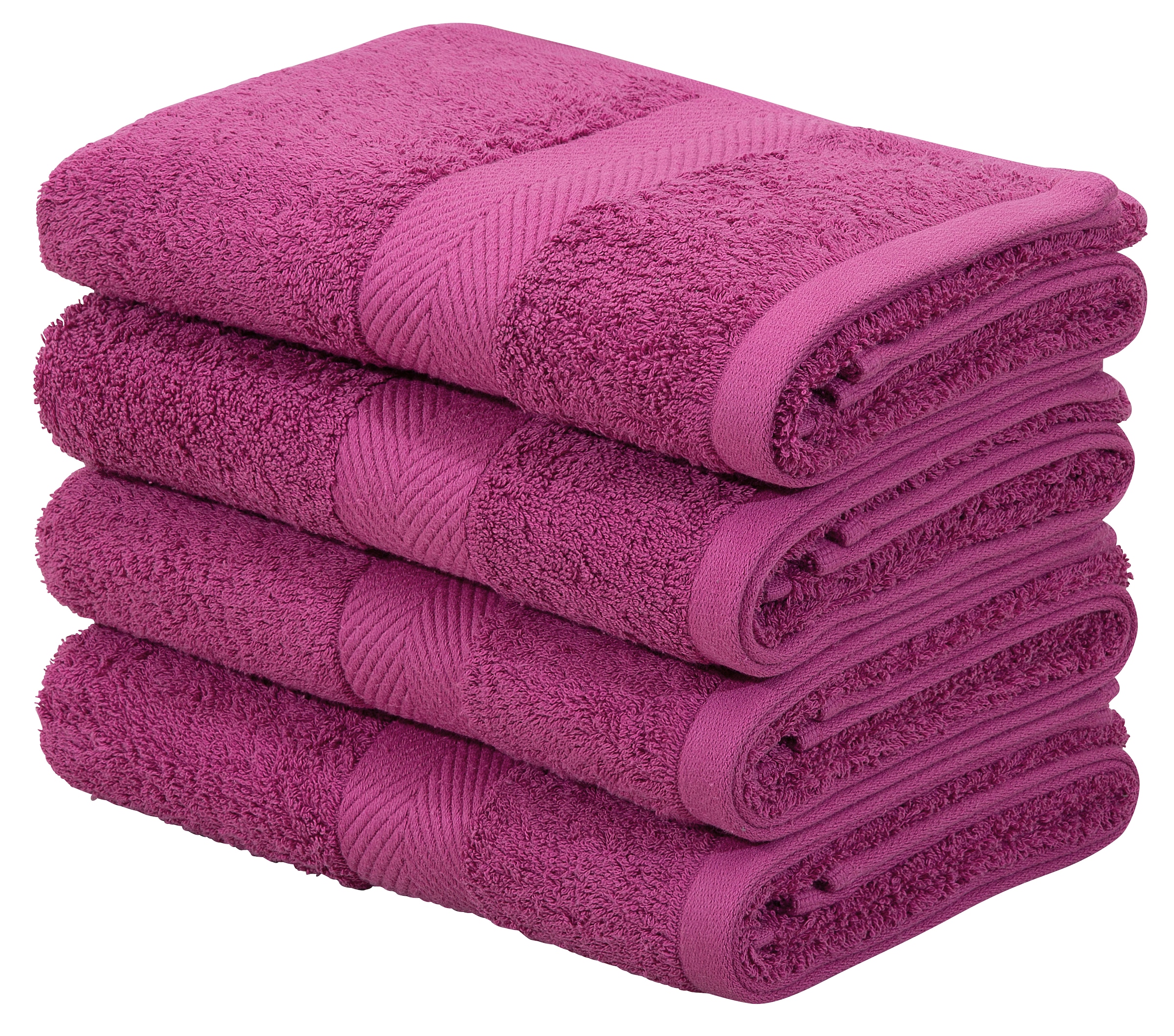 St.), Home Handtücher schnell und affaire bestellen 550g/m², Baumwolle bequem (4 aus »Eva«, Handtuchset Premium-Qualität flauschig, % 100