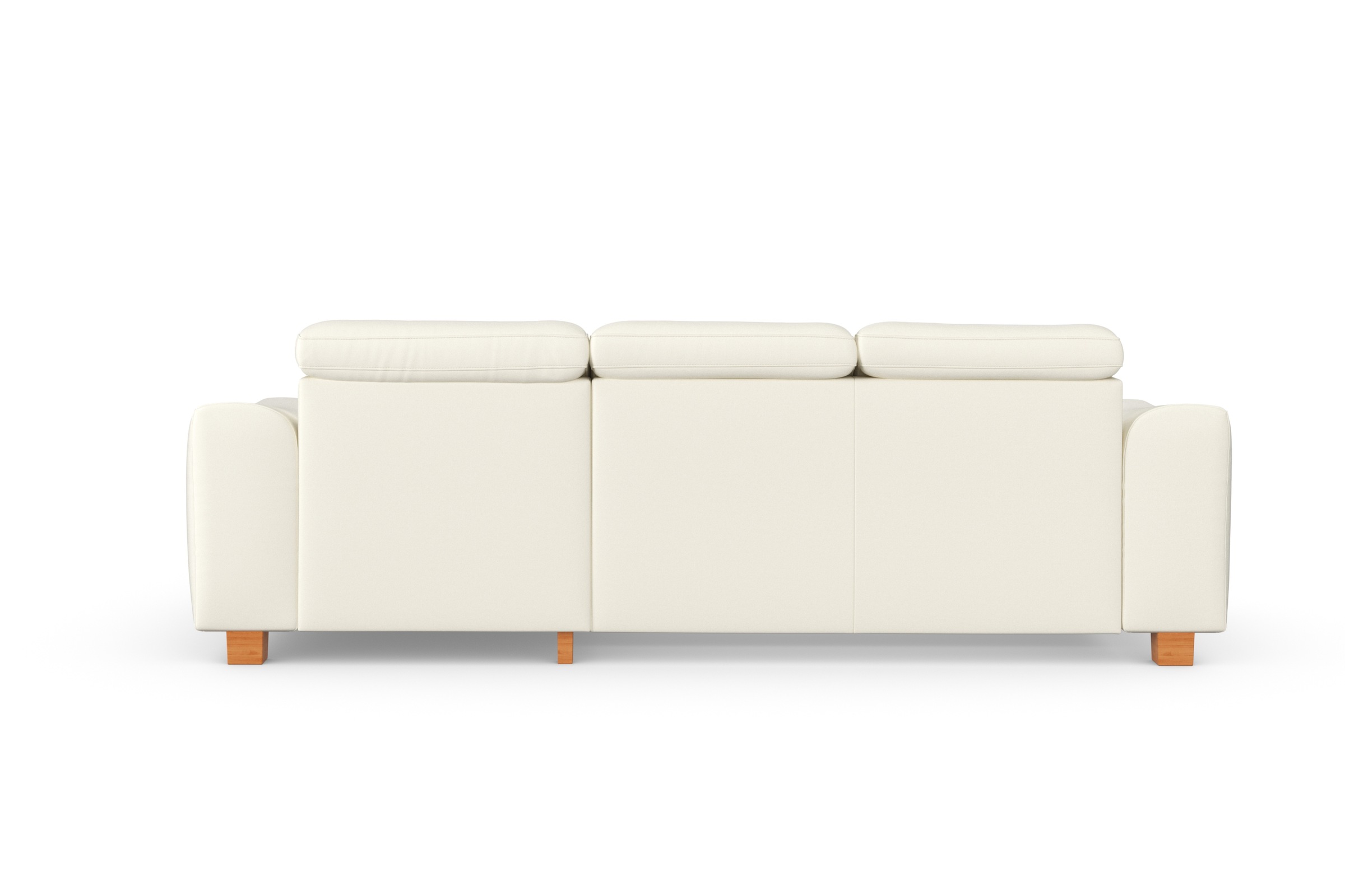 sit&more Ecksofa »Dundee L-Form«, mit Federkern und Massivholzfüßen, wahlweise mit Kopfteilverstellung