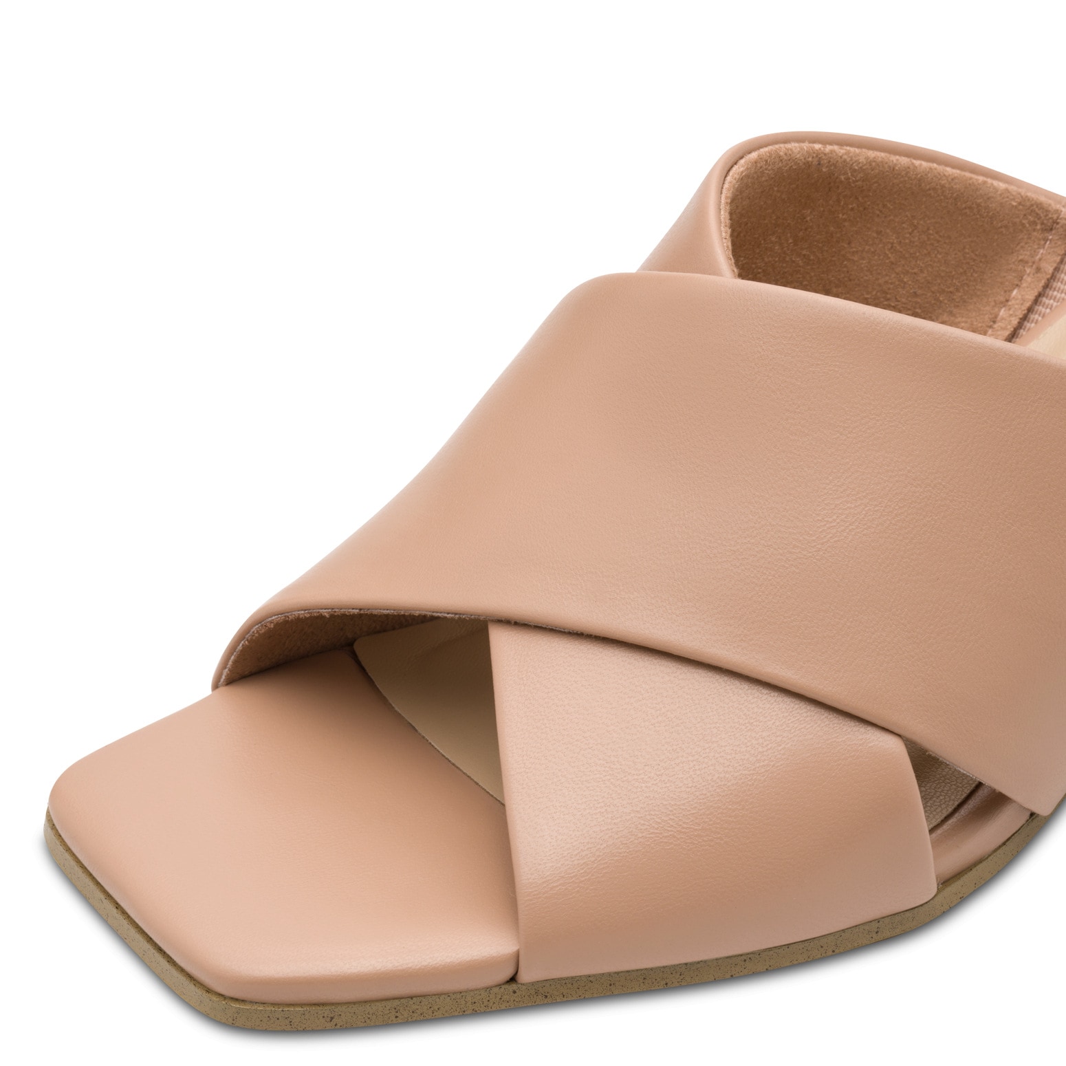 MARCO TOZZI Pantolette  , Blockabsatz, Sommerschuh, Schlappen mit gekreuzter Bandage