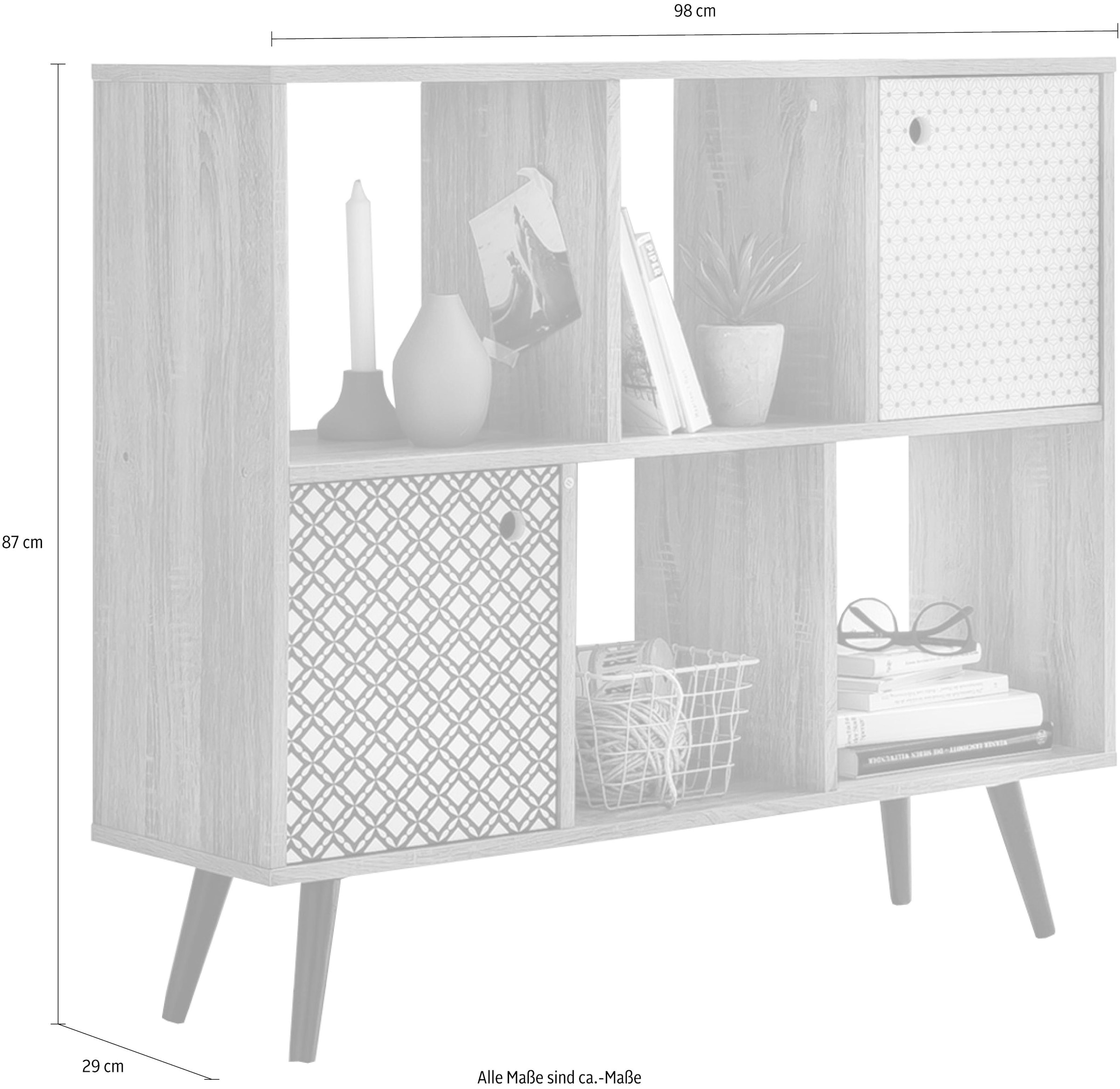 SIT Sideboard »Mailbox« mit Dekoroberflächen im Scandi Look, Shabby Chic, Vintage