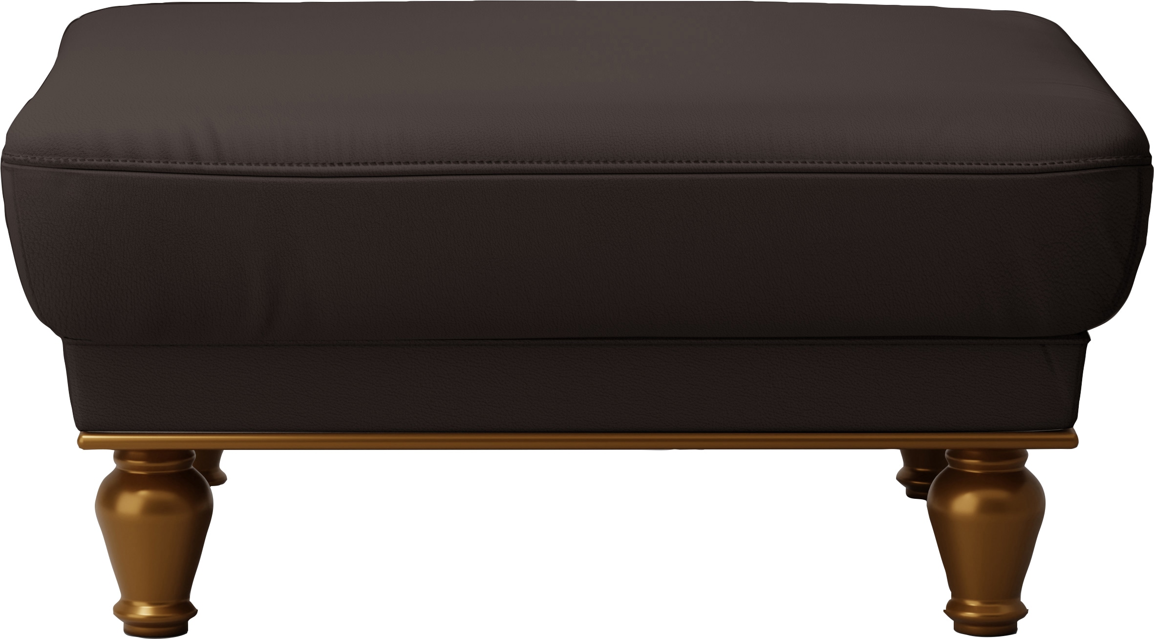 sit&more Polsterhocker »Orient 5«, goldfarbene Füße