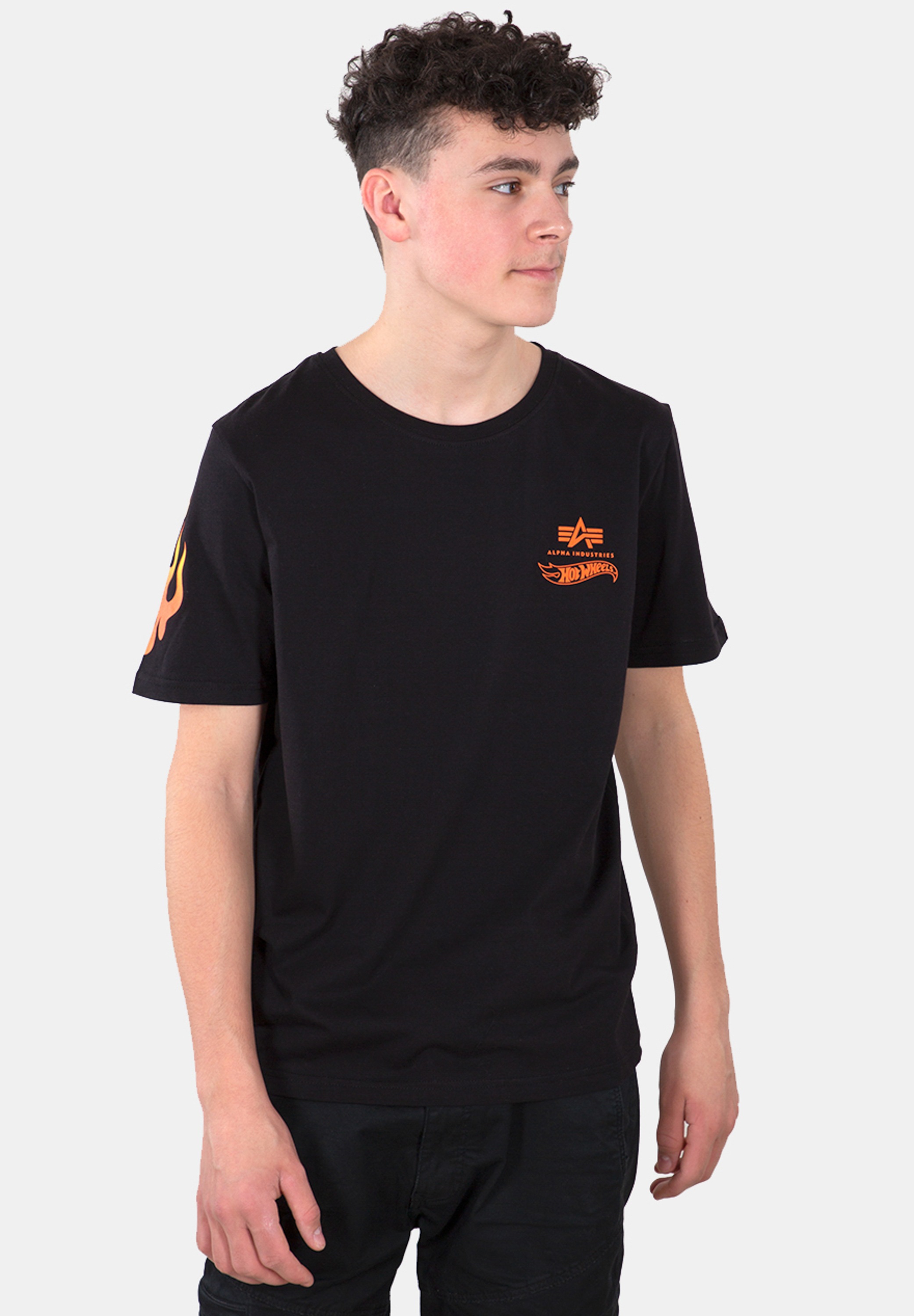Alpha Industries T-Shirt »Alpha Industries Kids - T-Shirts Flame T-Shirt Kids/Teens«