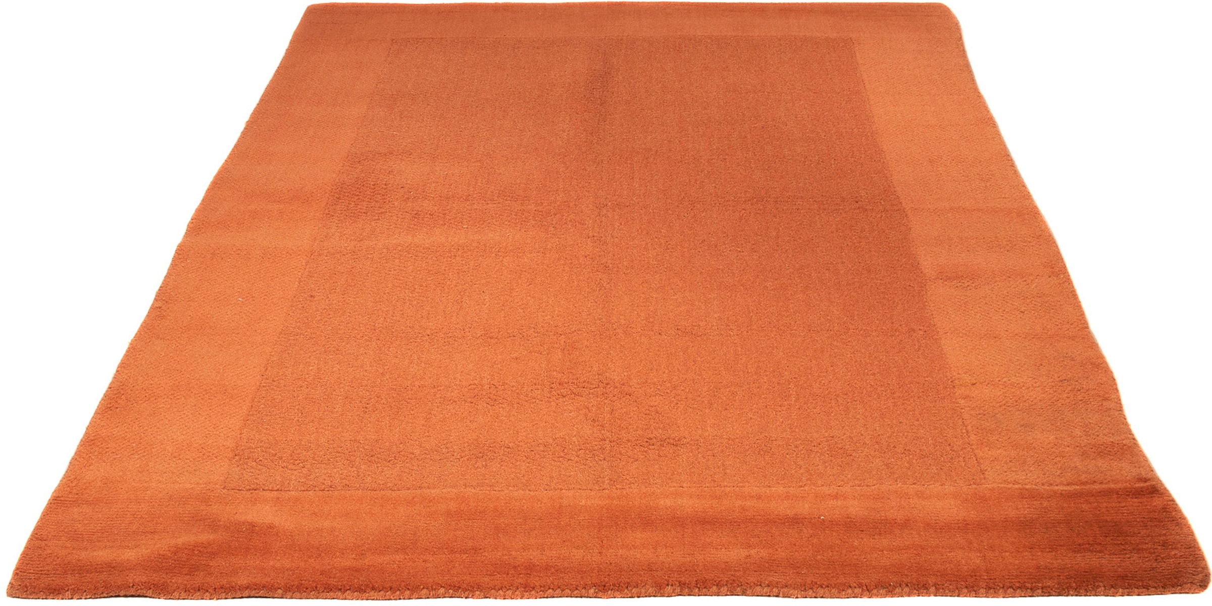 morgenland Wollteppich »Gabbeh - Indus - 200 x 150 cm - rost«, rechteckig, günstig online kaufen