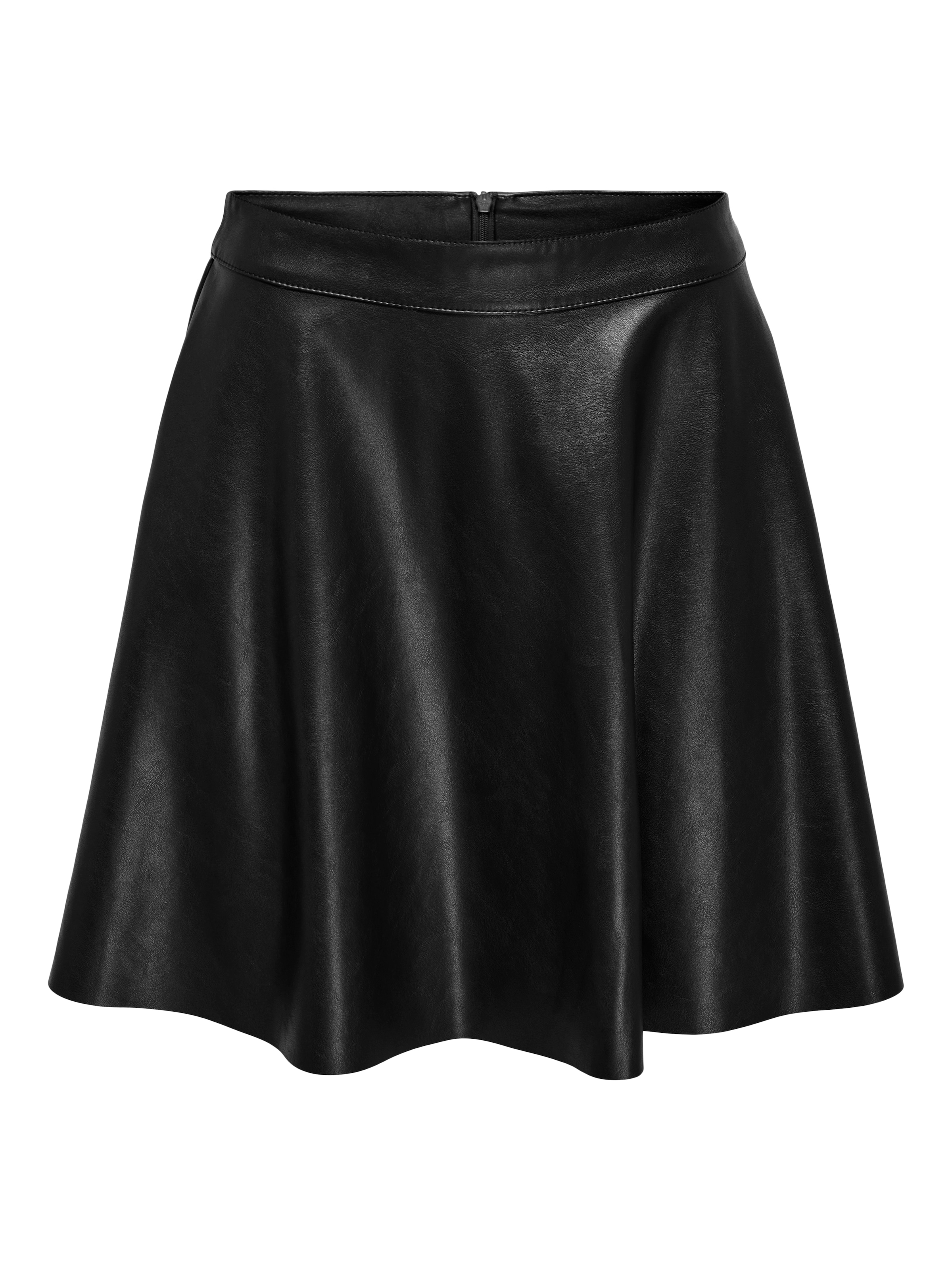 ONLY Lederimitatrock »ONLUNA FAUX LEATHER FLARED SKIRT OTW«