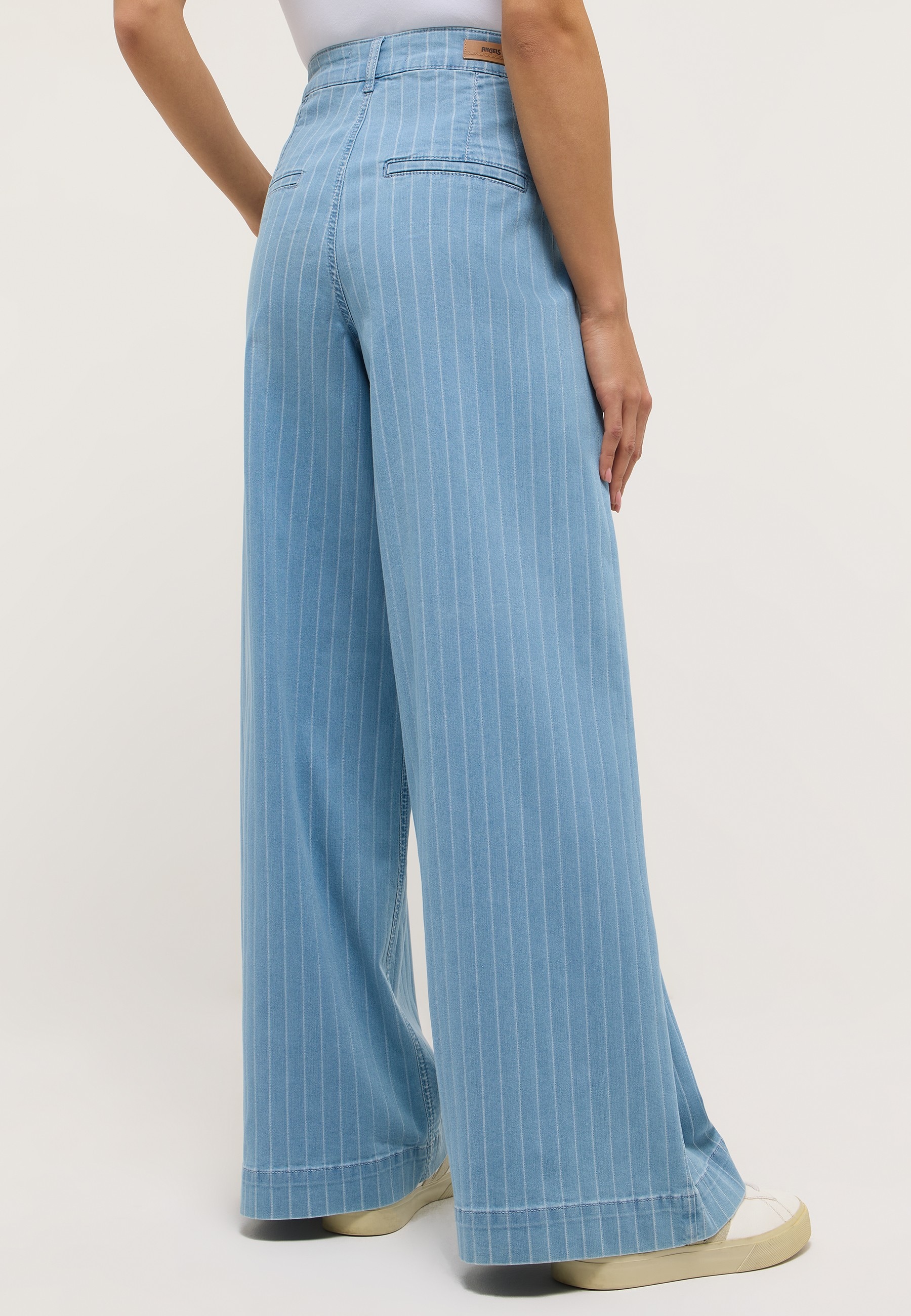 ANGELS Relax-fit-Jeans »Liva Chic« mit Nadelstreifen, Wide Leg