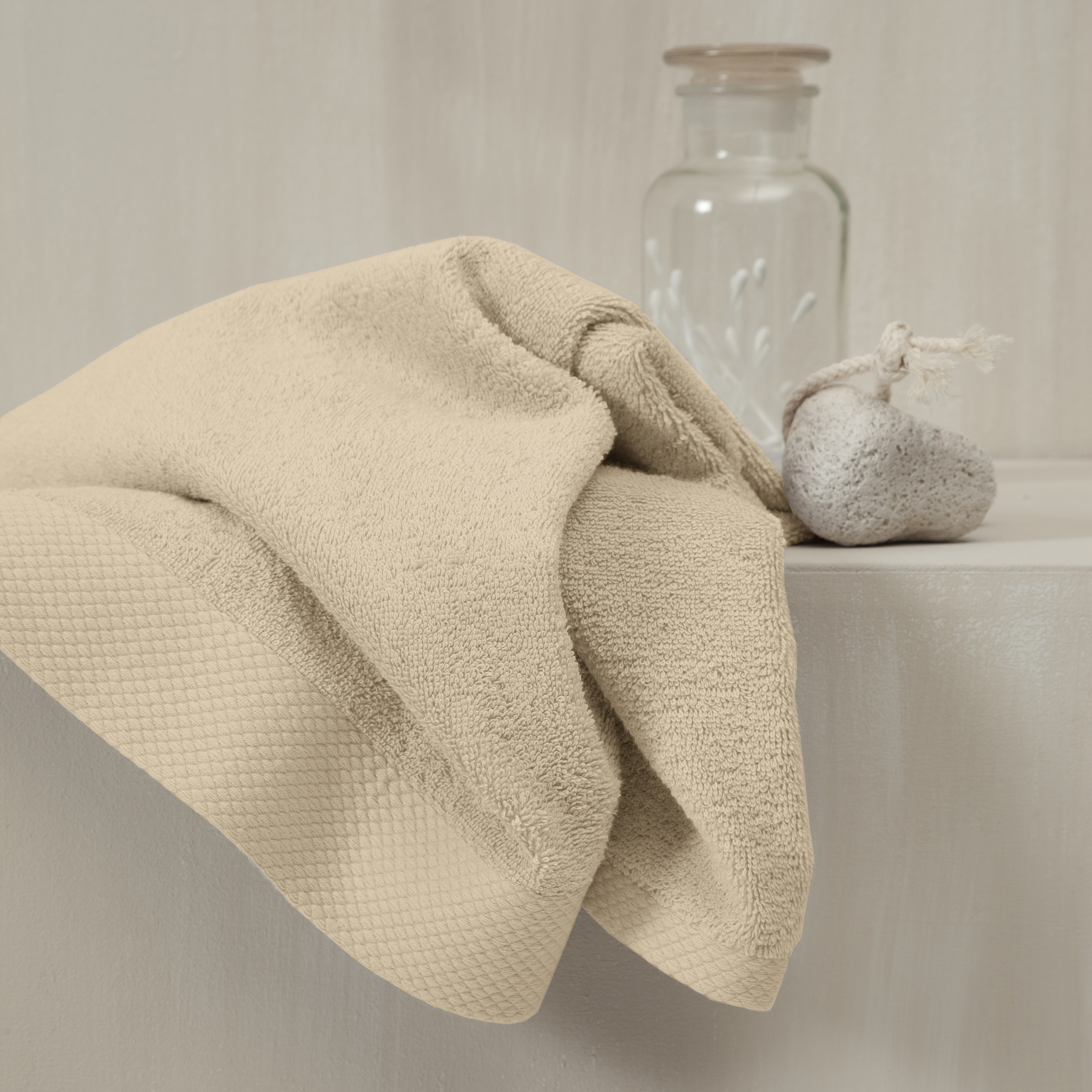 Seahorse Badetücher »Seahorse Pure«, (Set, 3 St., 3er Handtücher 60 x 110 cm), 100% superweiche Frotteebaumwolle