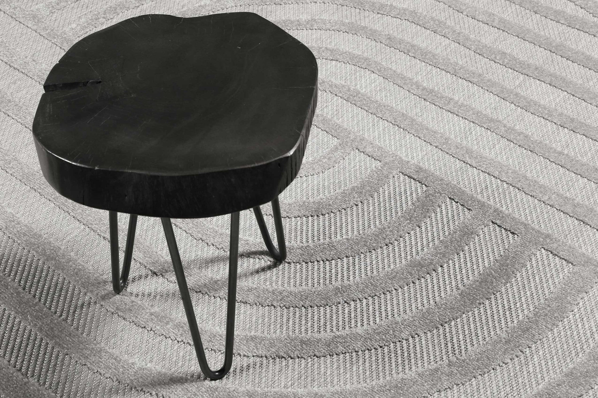 Esprit Outdoorteppich »Spirit,  ESP-54229«, rund, 6 mm Höhe, mit Hoch-Tief-Effekt, grafisch, modern, robust, Terrasse, Küche