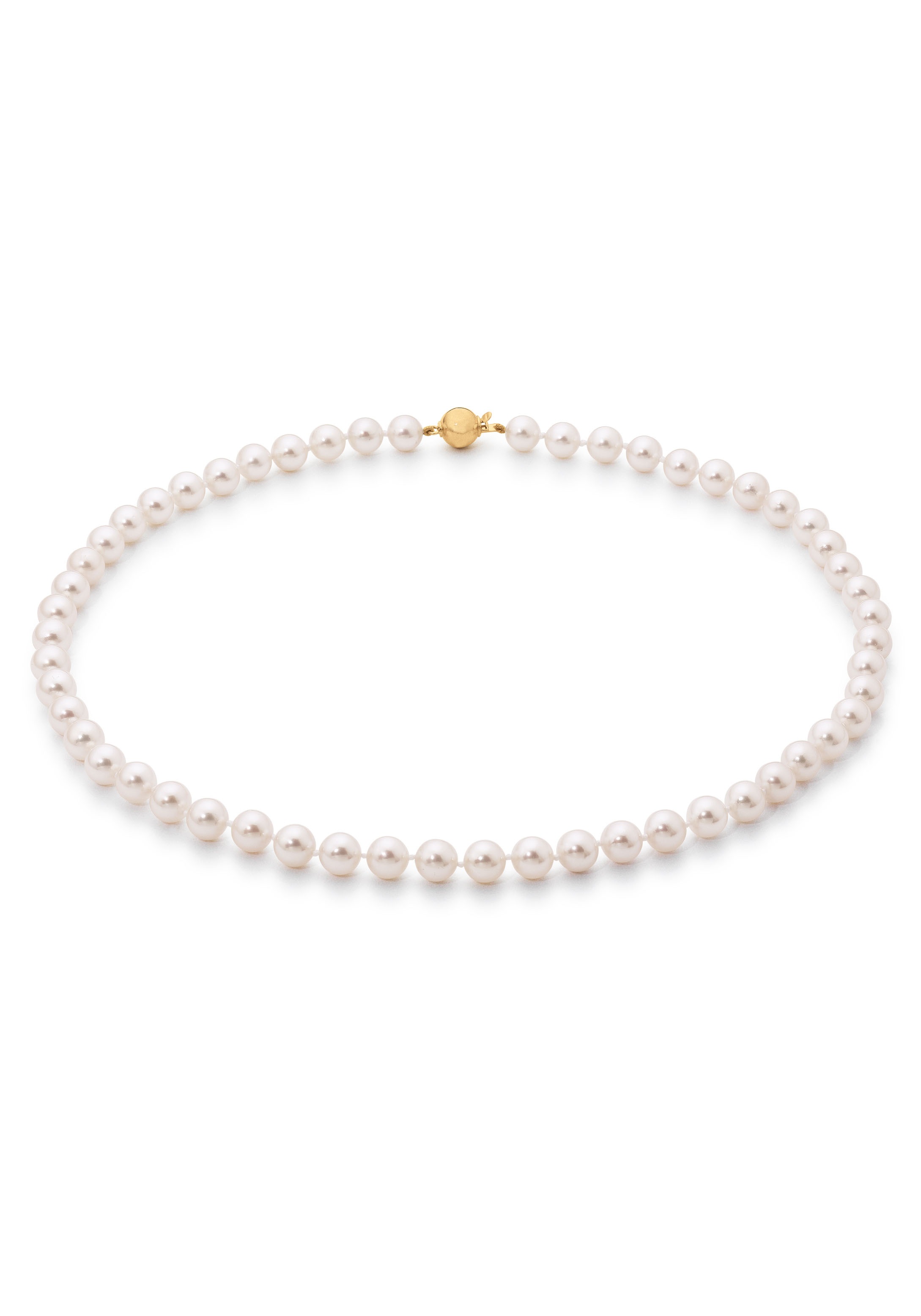 Firetti Perlenkette »Schmuck Akoyazuchtperle in Perle mit Made mit - Halskette Online-Shop kaufen Germany Geschenk, im Kugelverschluß«