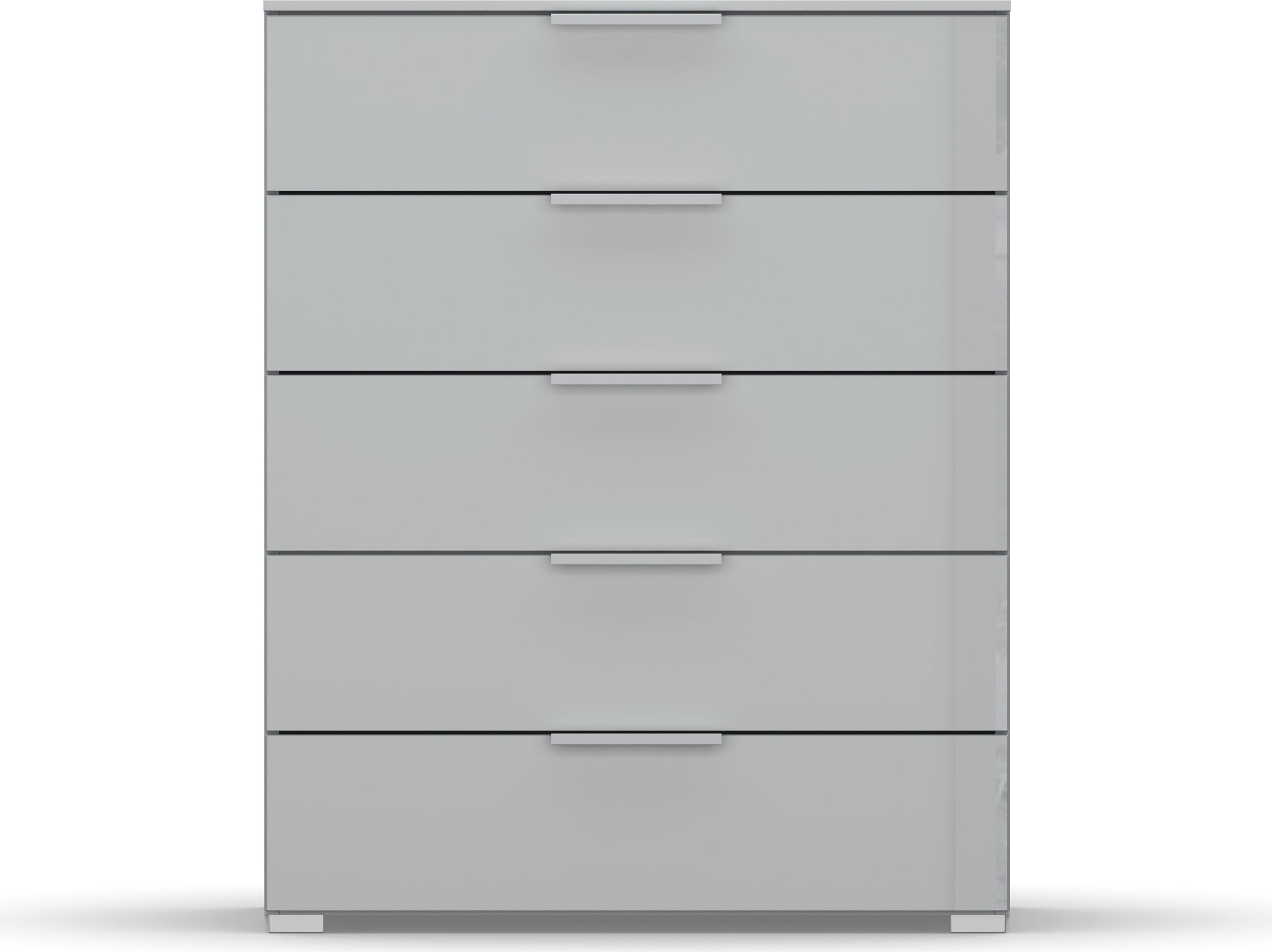 rauch Schubkastenkommode »Skat Meridian Kommode Sideboard Wäscheschrank«, mit 5 Schubladen mit Glasfront in elegantem Design