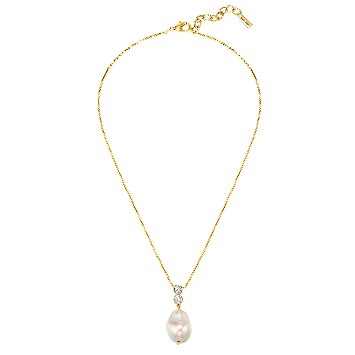 Yokoamii Kette mit Anhänger »Y83«, (1 tlg.), mit Perle
