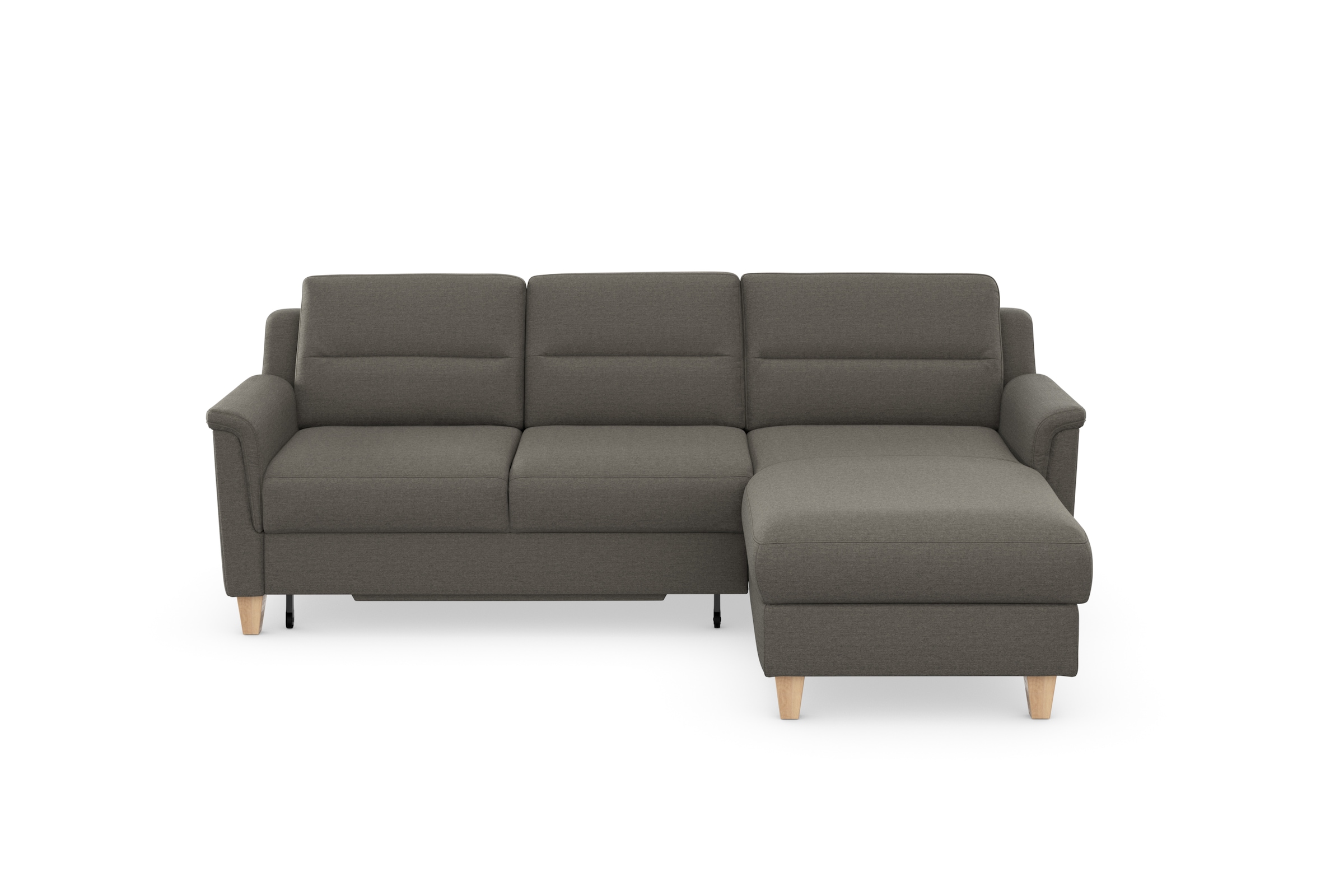 sit&more Ecksofa »Farö L-Form«, inklusive Federkern, wahlweise mit Bettfunktion und Bettkasten