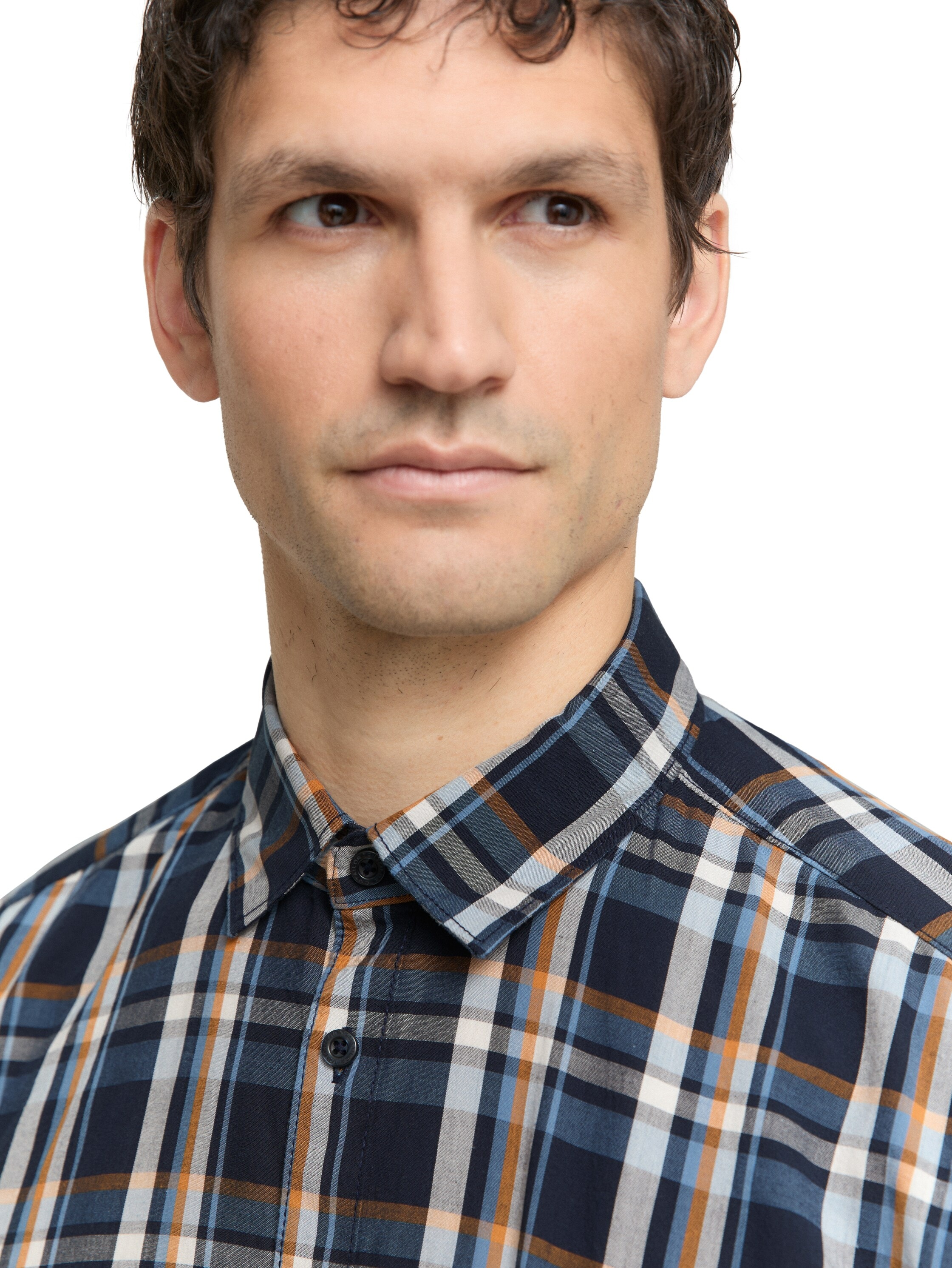 TOM TAILOR Langarmhemd mit Karomuster