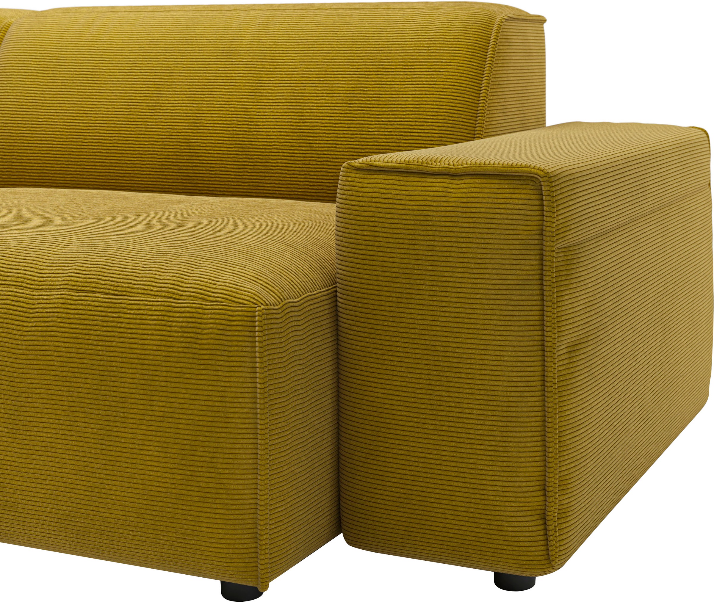 andas Ecksofa »Glimminge L-Form auch in Breitcord, Feincord + Easy care-Bezug,«, Breite 264, Zierkissen