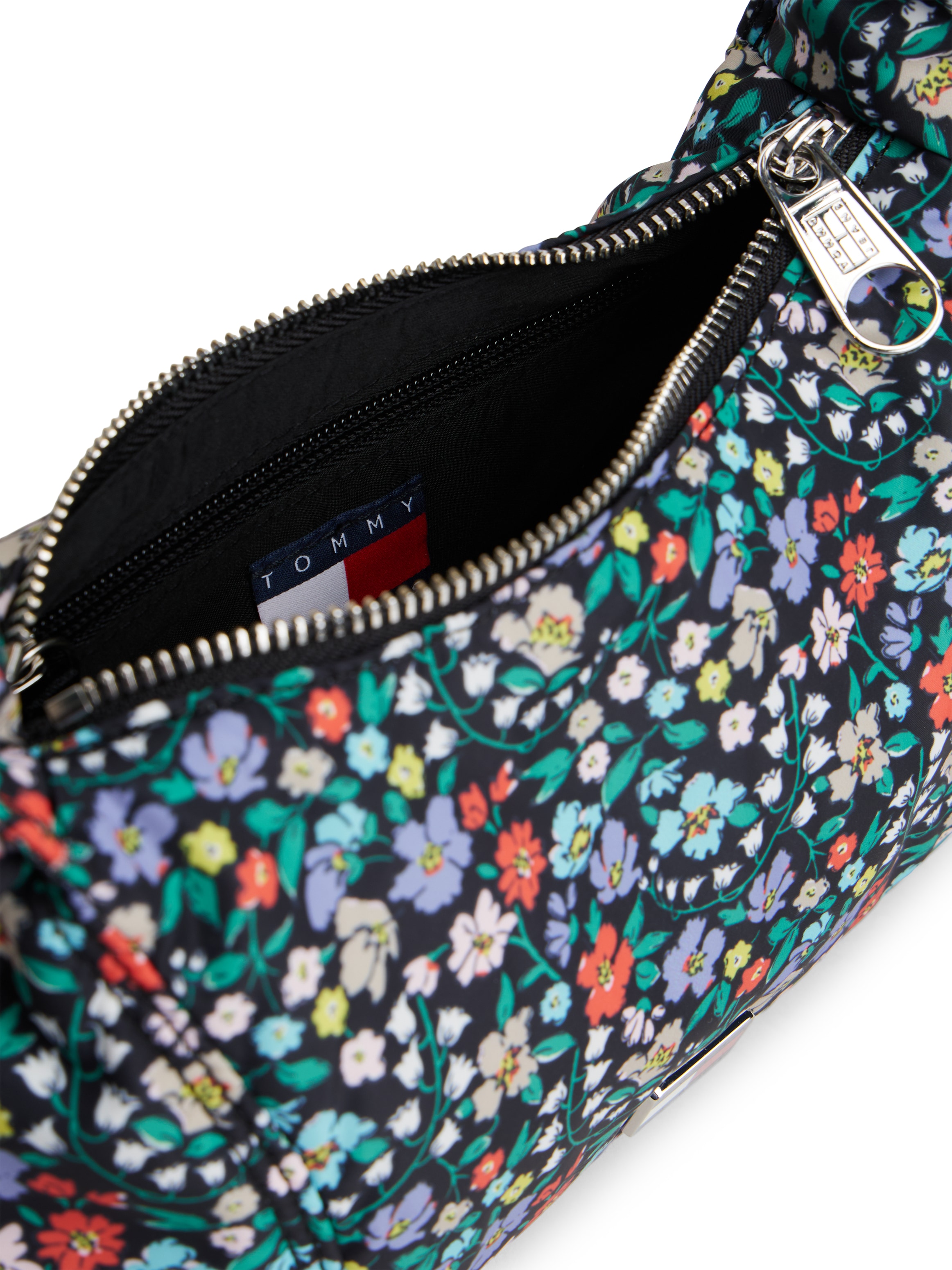 Tommy Jeans Schultertasche »TJW CASUAL FLORAL SHOULDER« , Damen Tragetasche, Umhängetasche in trendiger, bunter Blumenoptik