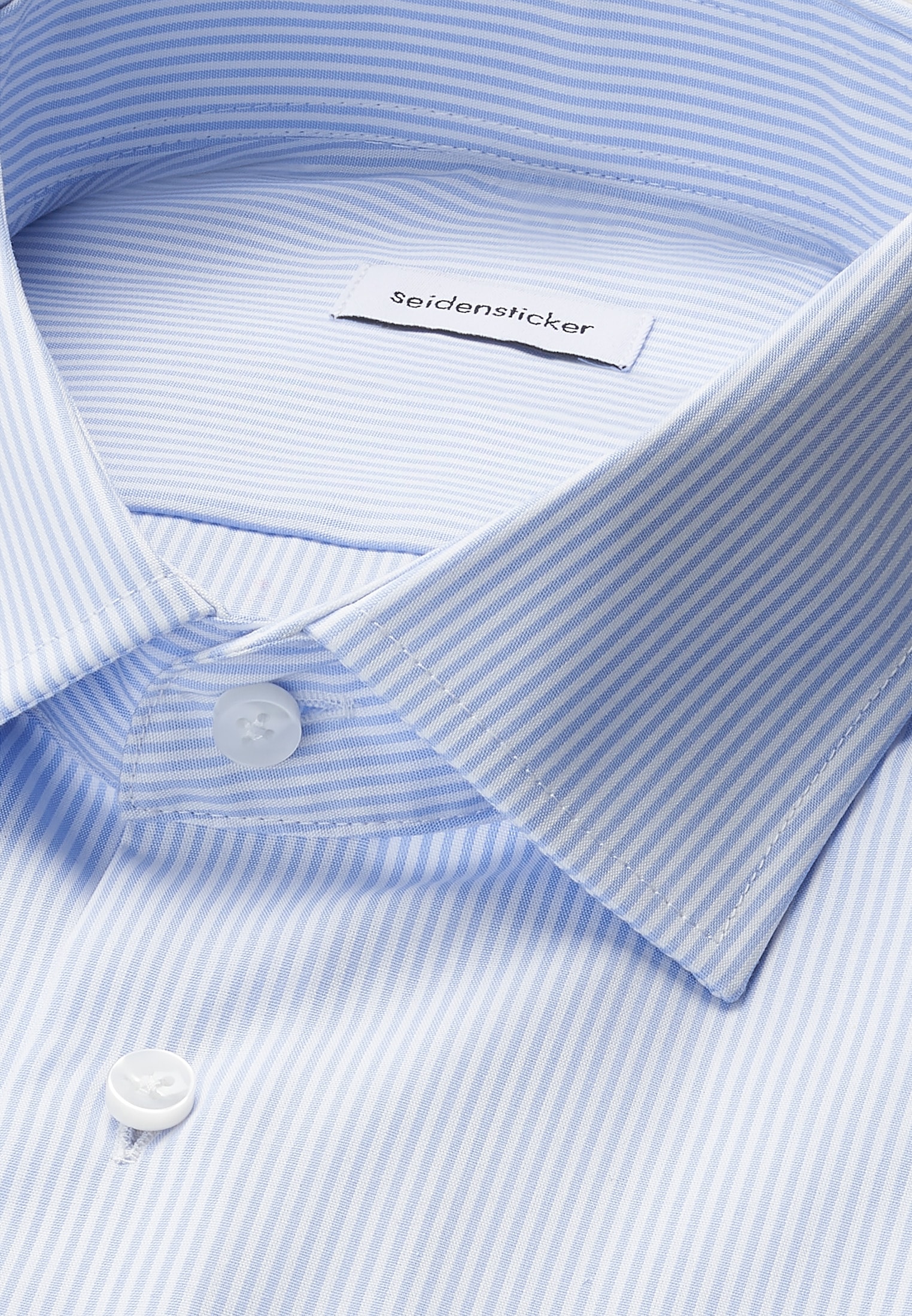 seidensticker Businesshemd »Schwarze Rose« Regular 1/1 Kentkragen Gestreift