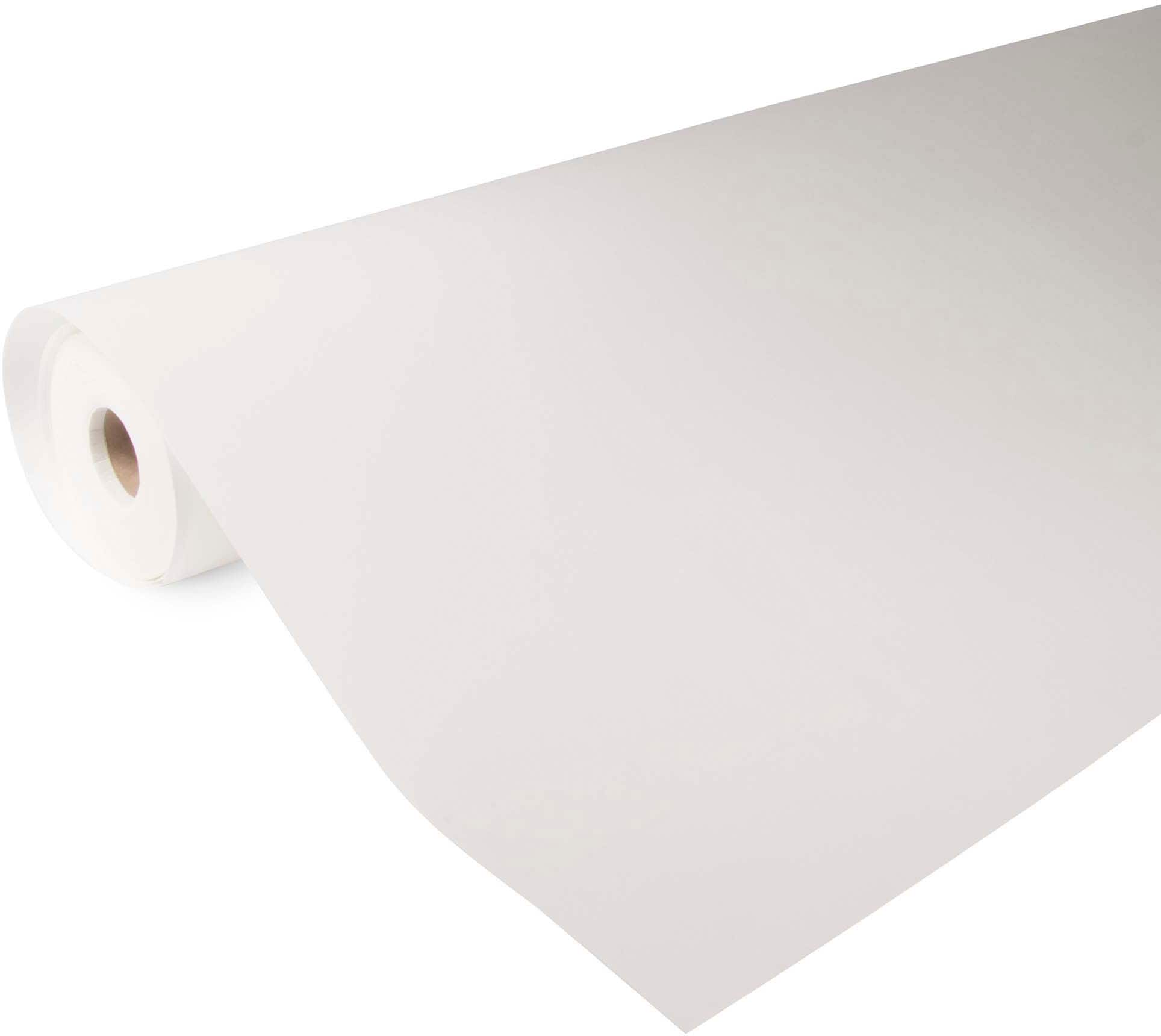 Isoliertapete »Fresco Vorgestrichen Glasvliestapete Weiss 25mx1m (75g/m2)«, uni, Fresco Vorgestrichen Glasvliestapete Weiss 25mx1m (75g/m2)