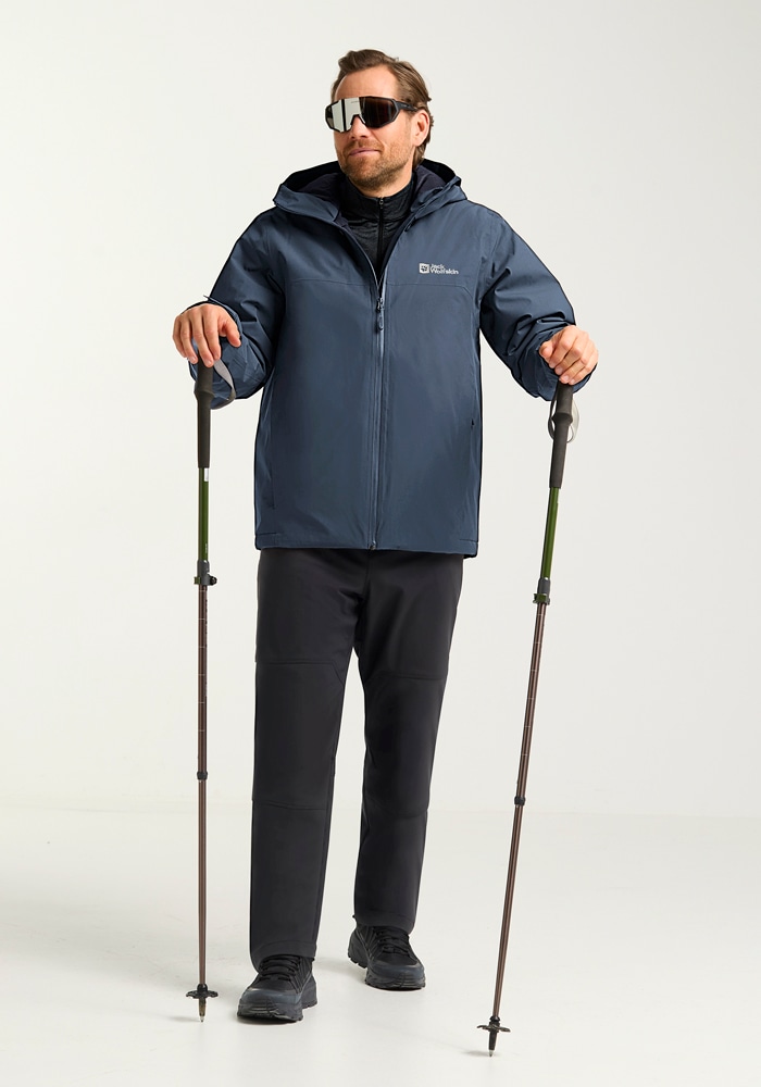 Jack Wolfskin Outdoorjacke »WISPER INS JKT M« mit Kapuze