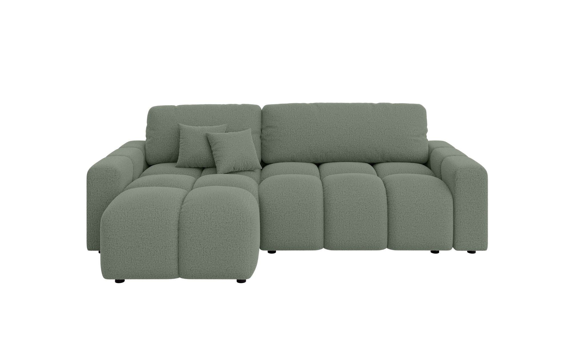 INOSIGN Ecksofa »FELICI, Schlafsofa 233cm, L-Form mit Recamiere beidseitig montierbar«, Designsofa mit Bettfunktion und Bettkasten, Maße B/T/H: 233/142/88 cm