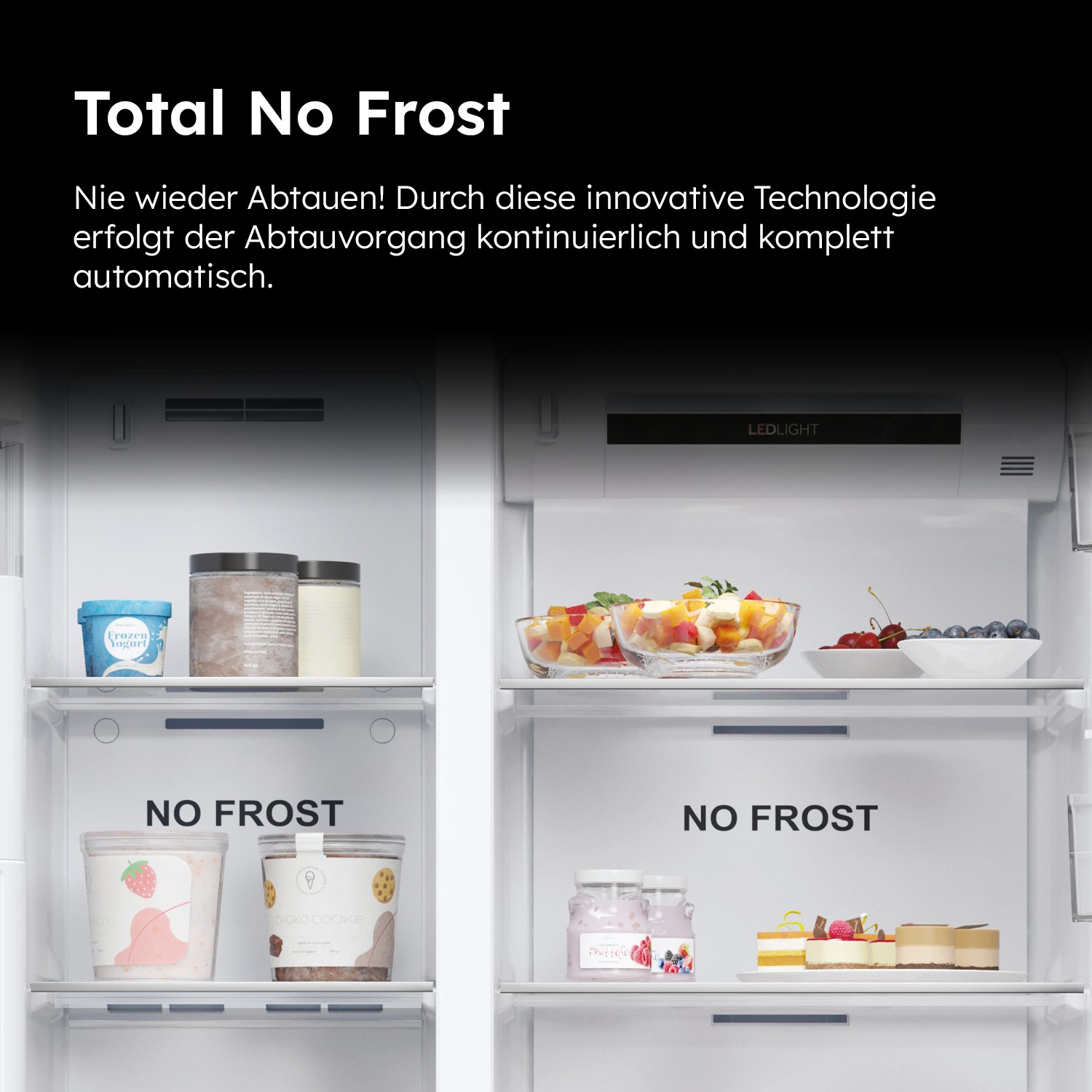 Haier Side-by-Side SBS 90 Series 5 »HSR5918DIMP«, 178 cm hoch, 91 cm breit, Nutzinhalt: 511 Liter, Extrem leise