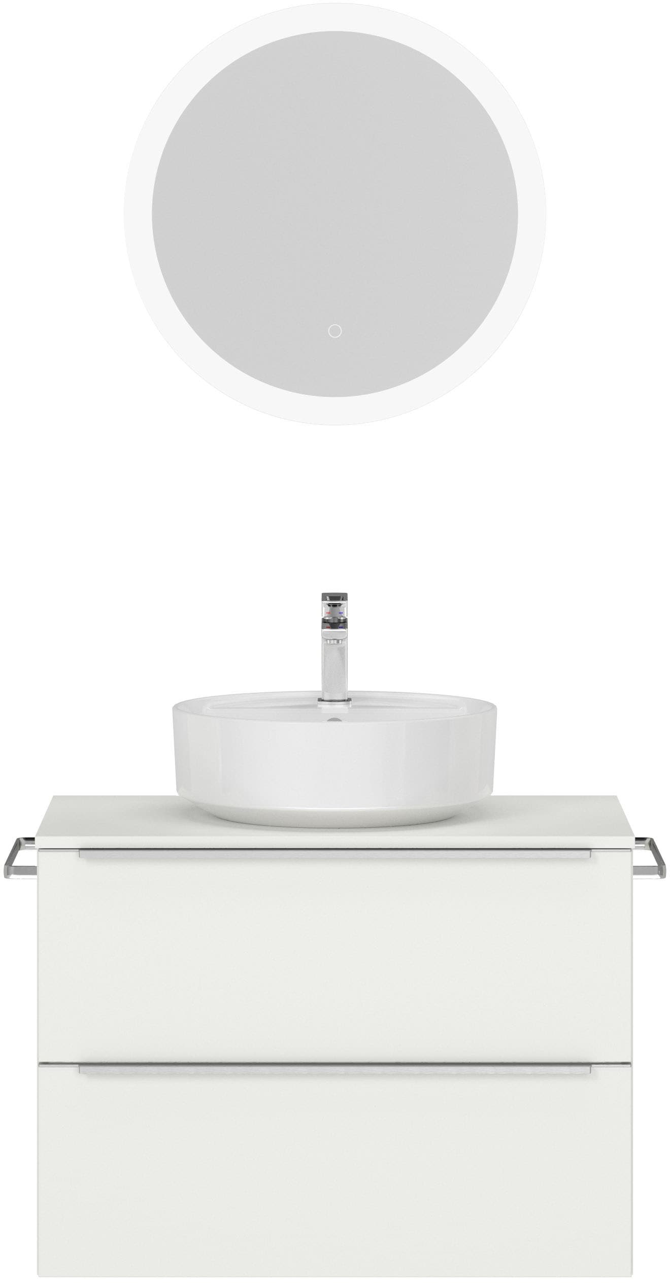 nobilia® Badmöbel-Set »Alvene«, (2 St., vormontiert, mit Soft-Close), inkl. günstig online kaufen