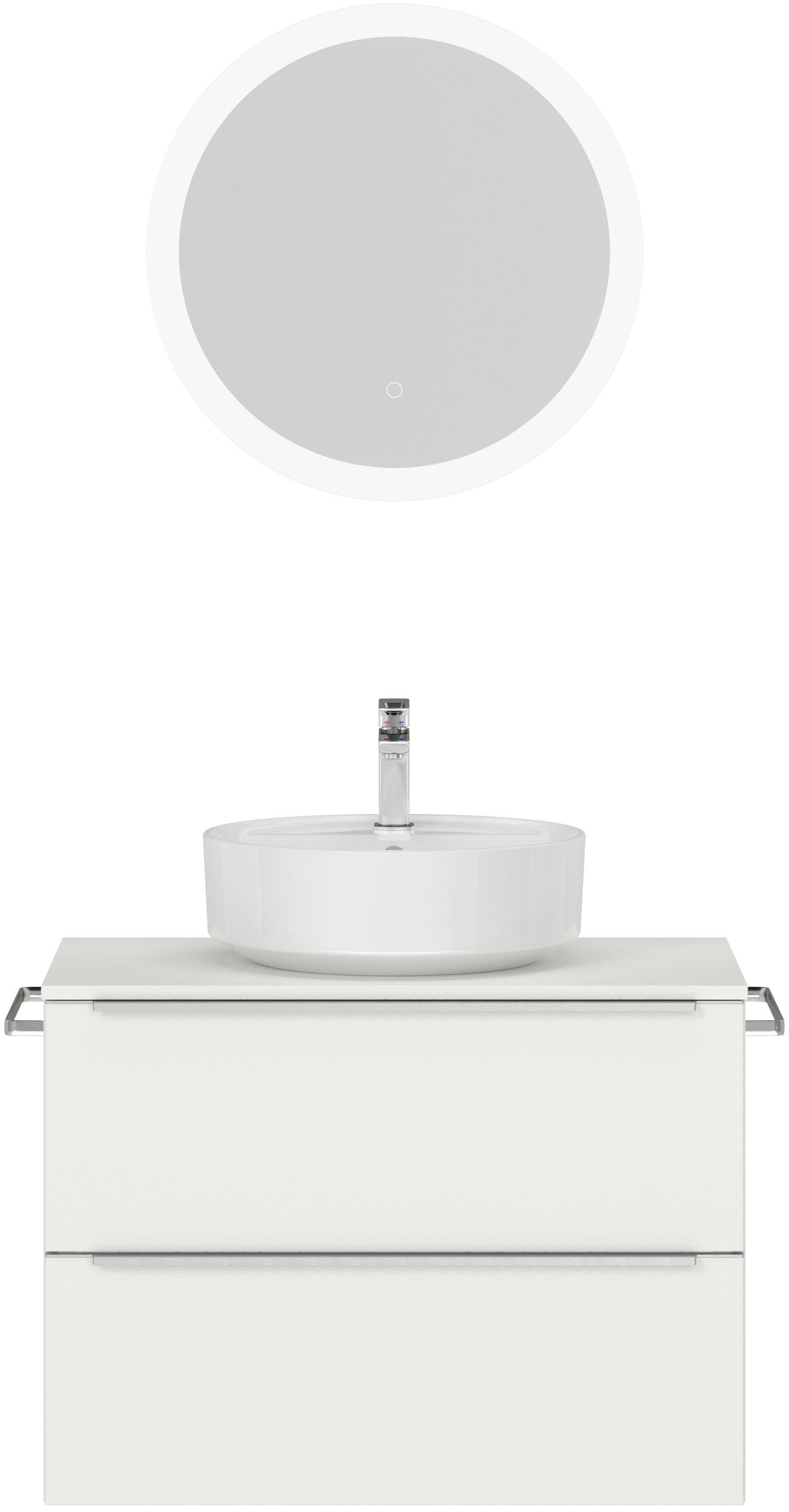 nobilia® Badmöbel-Set »Alvene« vormontiert, mit Soft-Close, 2 Stk. tlg. günstig online kaufen