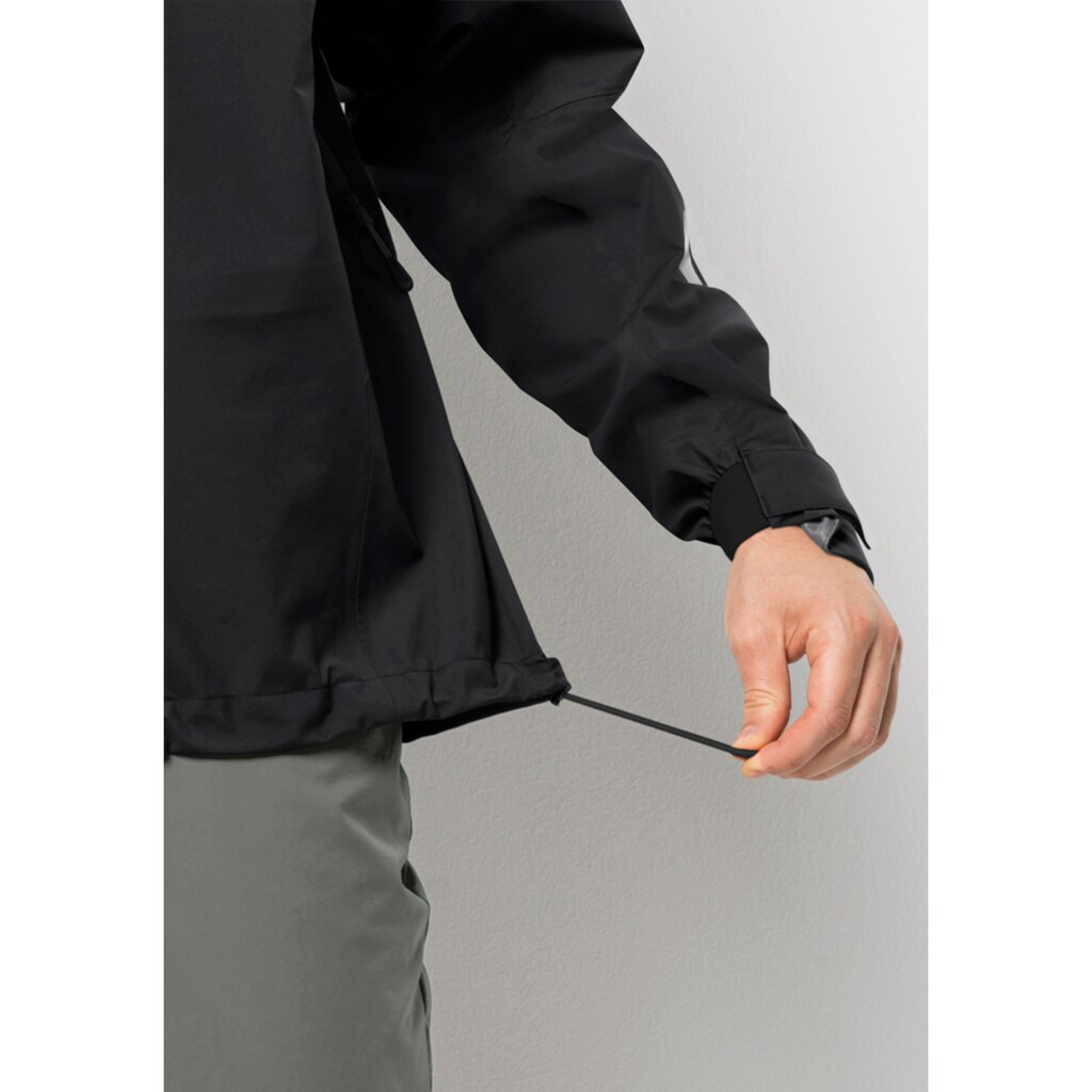 Jack Wolfskin Fahrradjacke »MOROBBIA 3L JKT M«, mit Kapuze