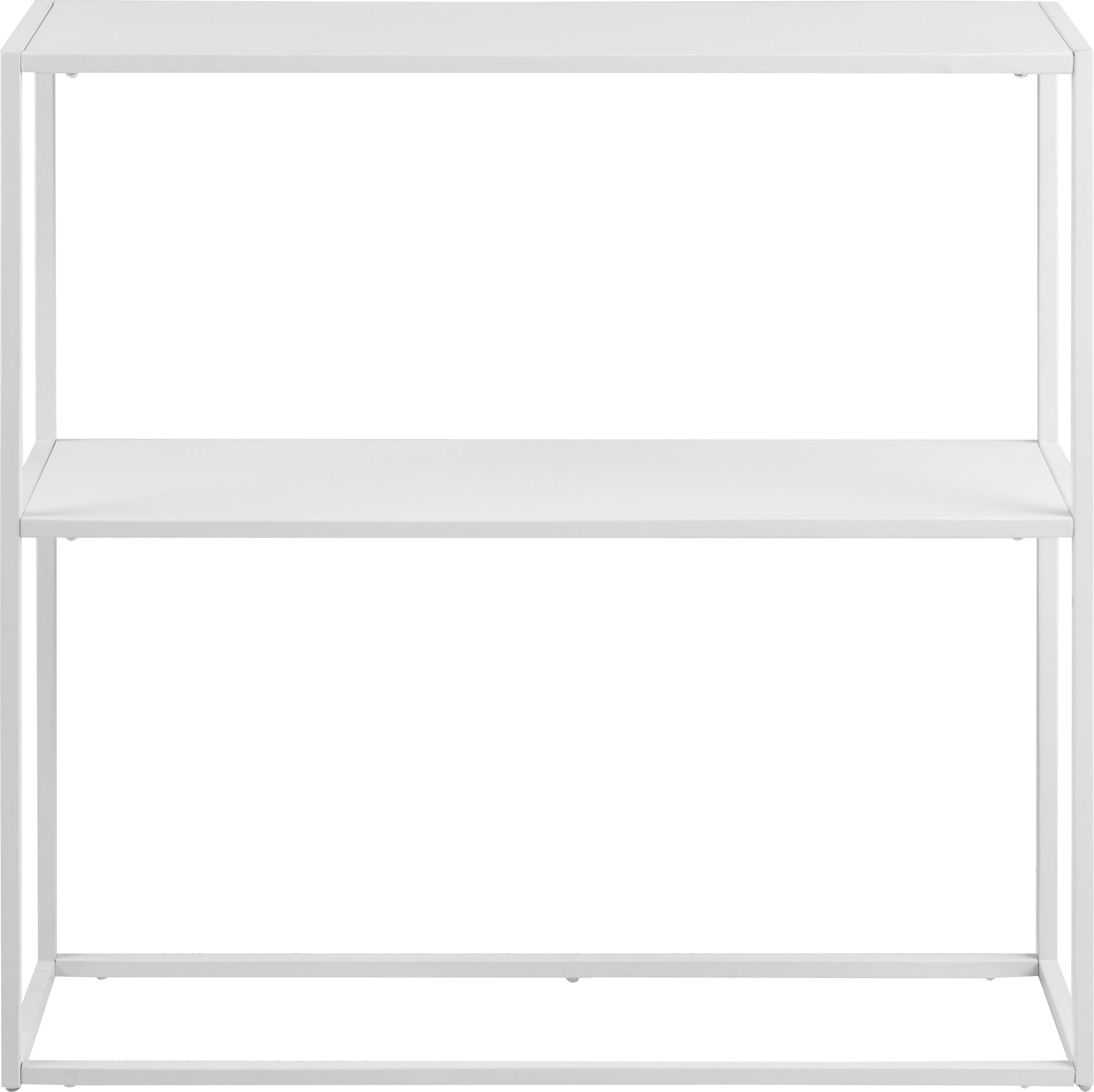 ACTONA GROUP Standregal »Vilho«, Standregal, weissen Metallgestell in gradliniger Optik, Höhe 80,5 cm