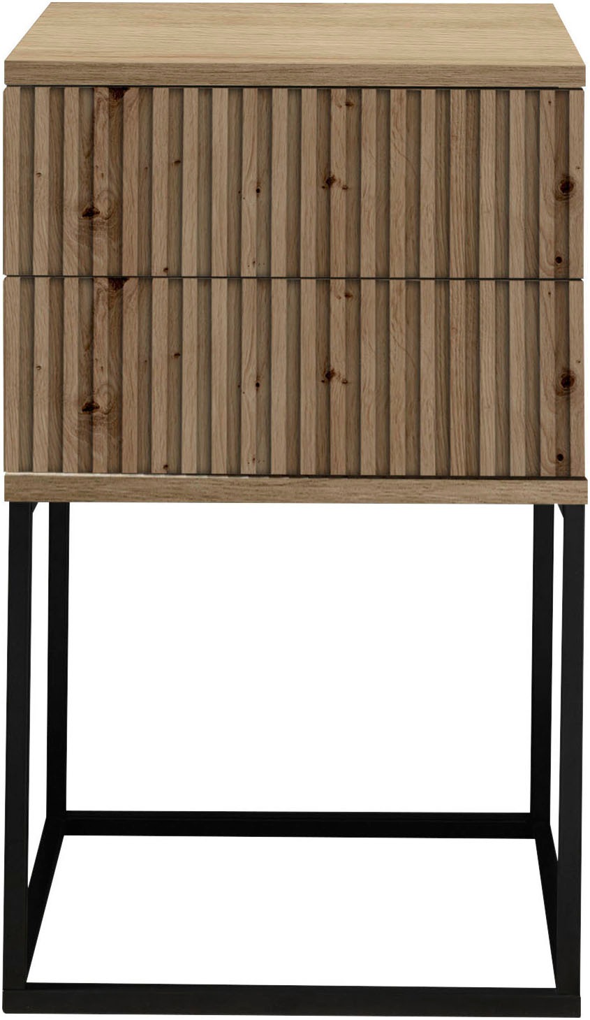 Schlafkontor Nachtkommode »Marle Nachtkonsole, Nachtkästchen auf Metall-Fuß günstig online kaufen