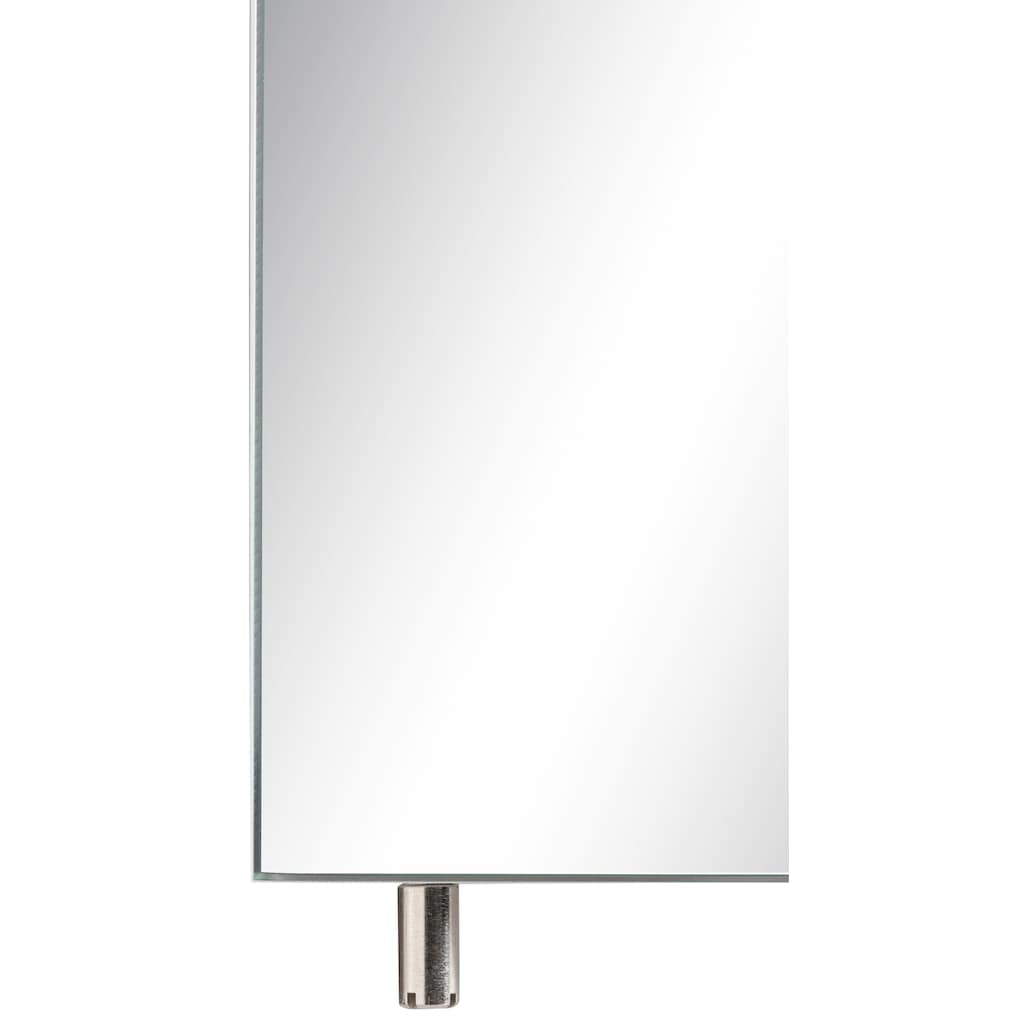 Schildmeyer Spiegelschrank »Dorina«, Breite 80 cm, 3-türig, LED-Beleuchtung, Schalter-/Steckdosenbox, Glaseinlegeböden, Made in Germany