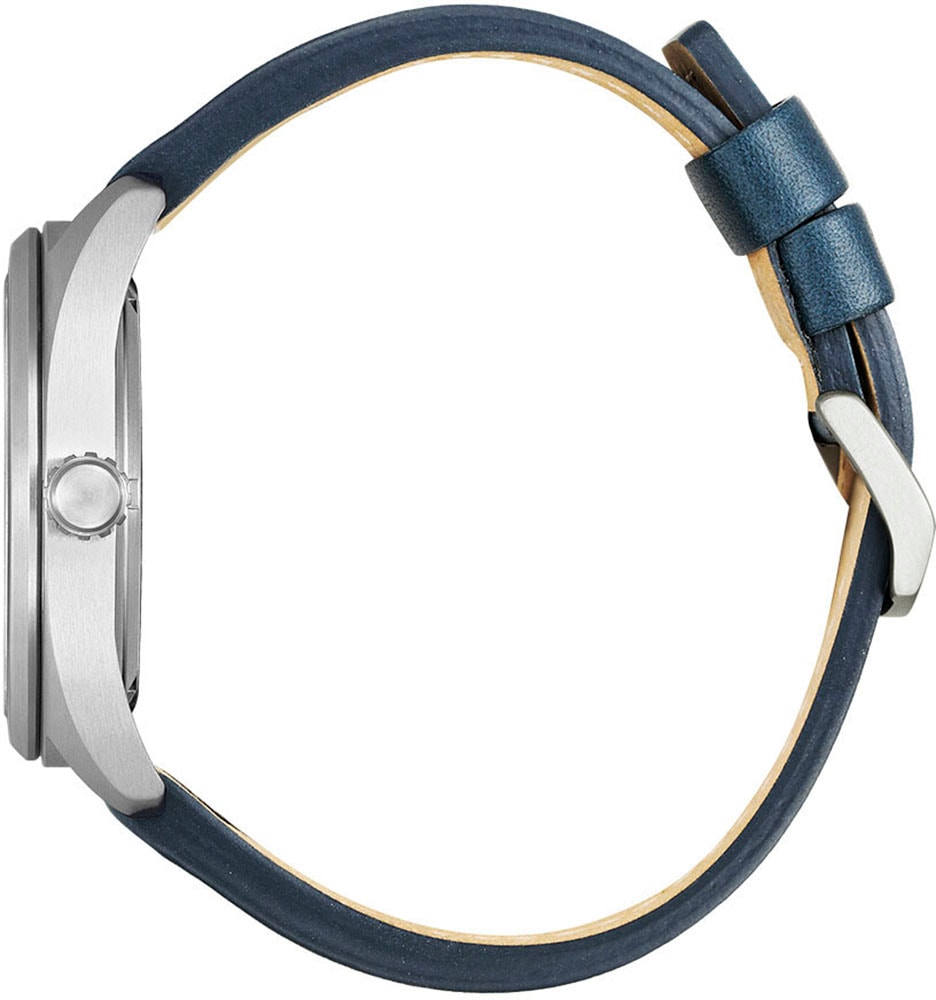 Citizen Solaruhr, Armbanduhr, Herrenuhr, Titan, Datum, Lederarmband