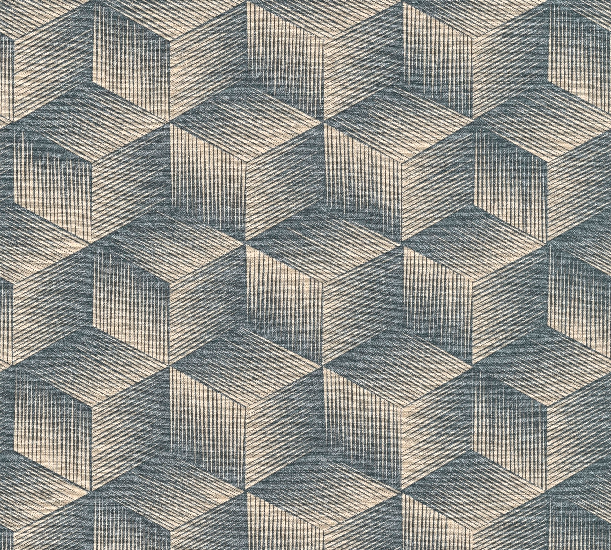 A.S. Création Vliestapete »Natural Living 3D Tapete«, matt-gemustert-neutral, 3D Tapete Vlies Vlies Wand Tapeten Wohnzimmer Schlafzimmer Küche Optik