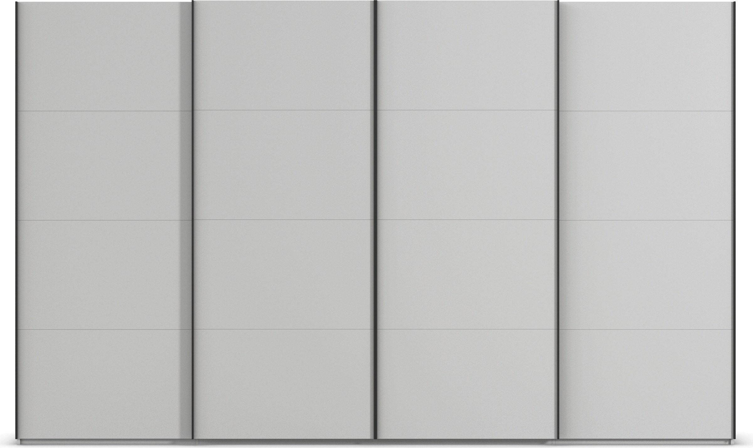 rauch Schwebetürenschrank »Kleiderschrank Schrank Garderobe Schlafzimmerschrank SCALE-FYRA«, edle viergeteilte Türen viele Farben und Griff-Farben MADE IN GERMANY