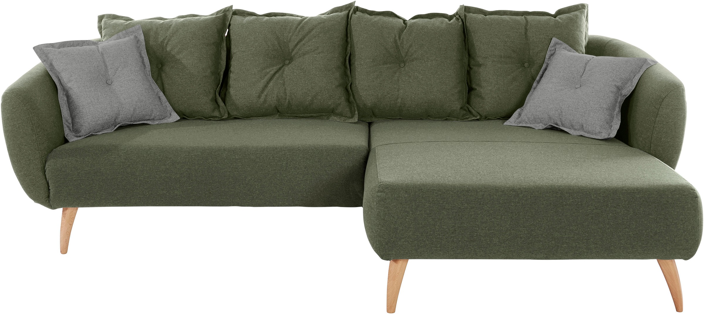 Home affaire Ecksofa »Baggio formschöne Polsterecke, bequem, Breite 277cm, günstig online kaufen