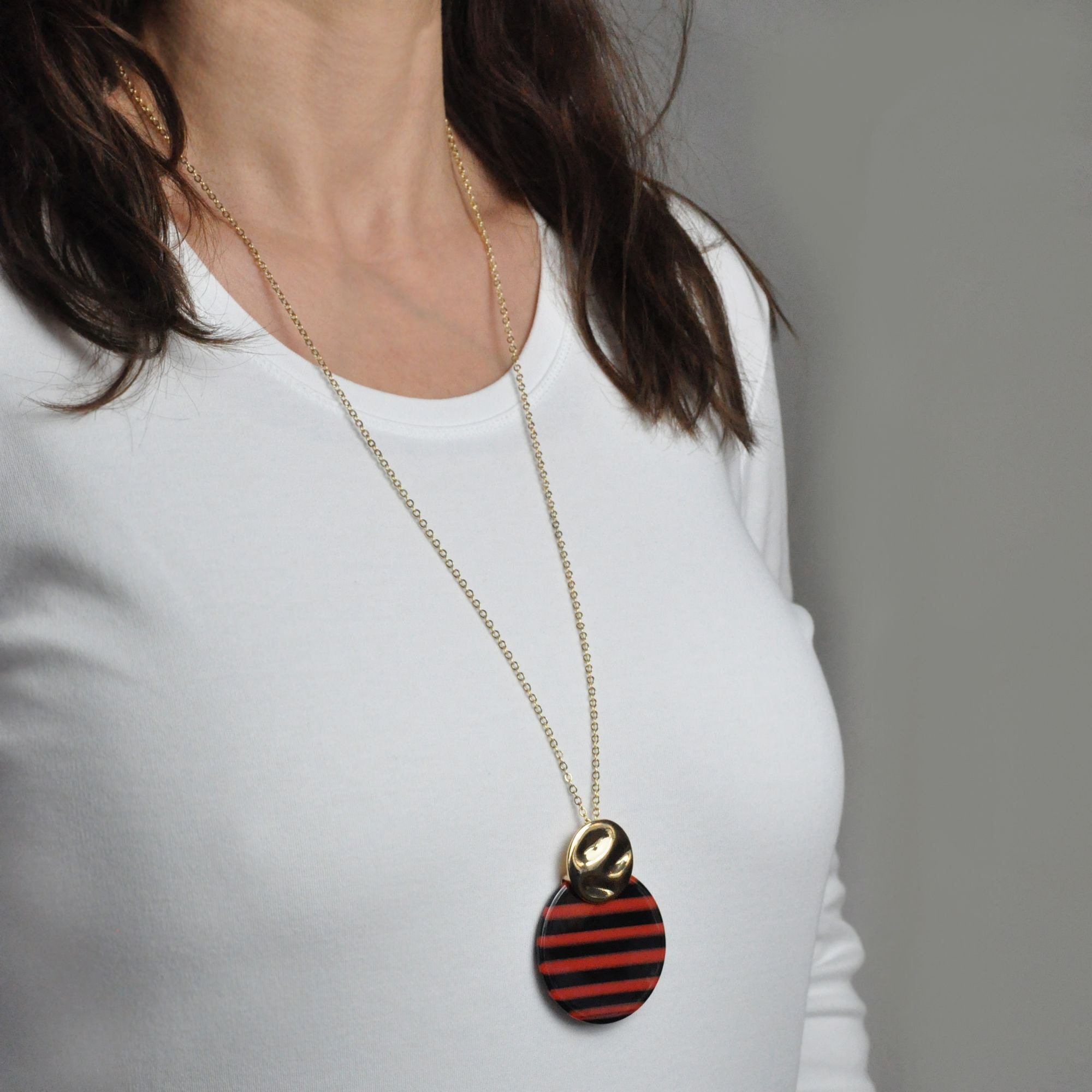 Steuer Collierkettchen »Metall glanz vergoldet 82cm«