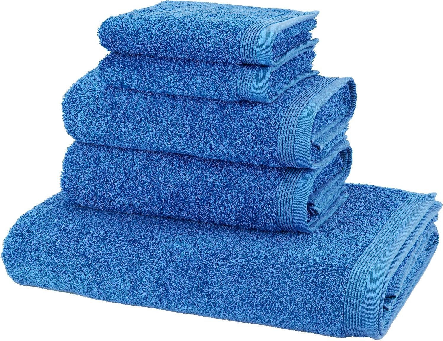 Möve Handtuch Set »Basic«, (Set, 5 St., 2x 30x50 cm-2x 50x100 cm-1x 80x150 günstig online kaufen