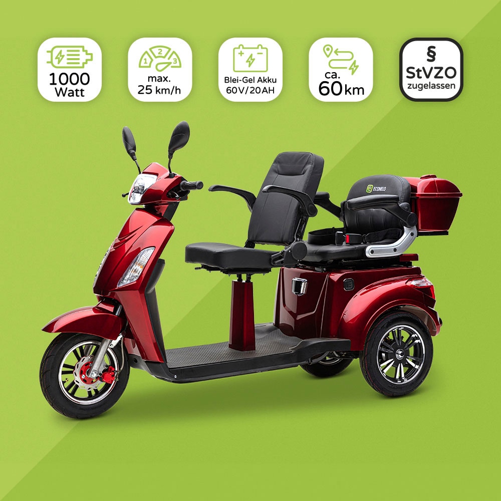 ECONELO Elektromobil »Seniorenmobil S2000«, (1 tlg.)