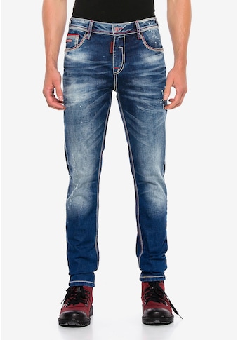 Cipo & Baxx Straight-Jeans, in geradem Schnitt kaufen