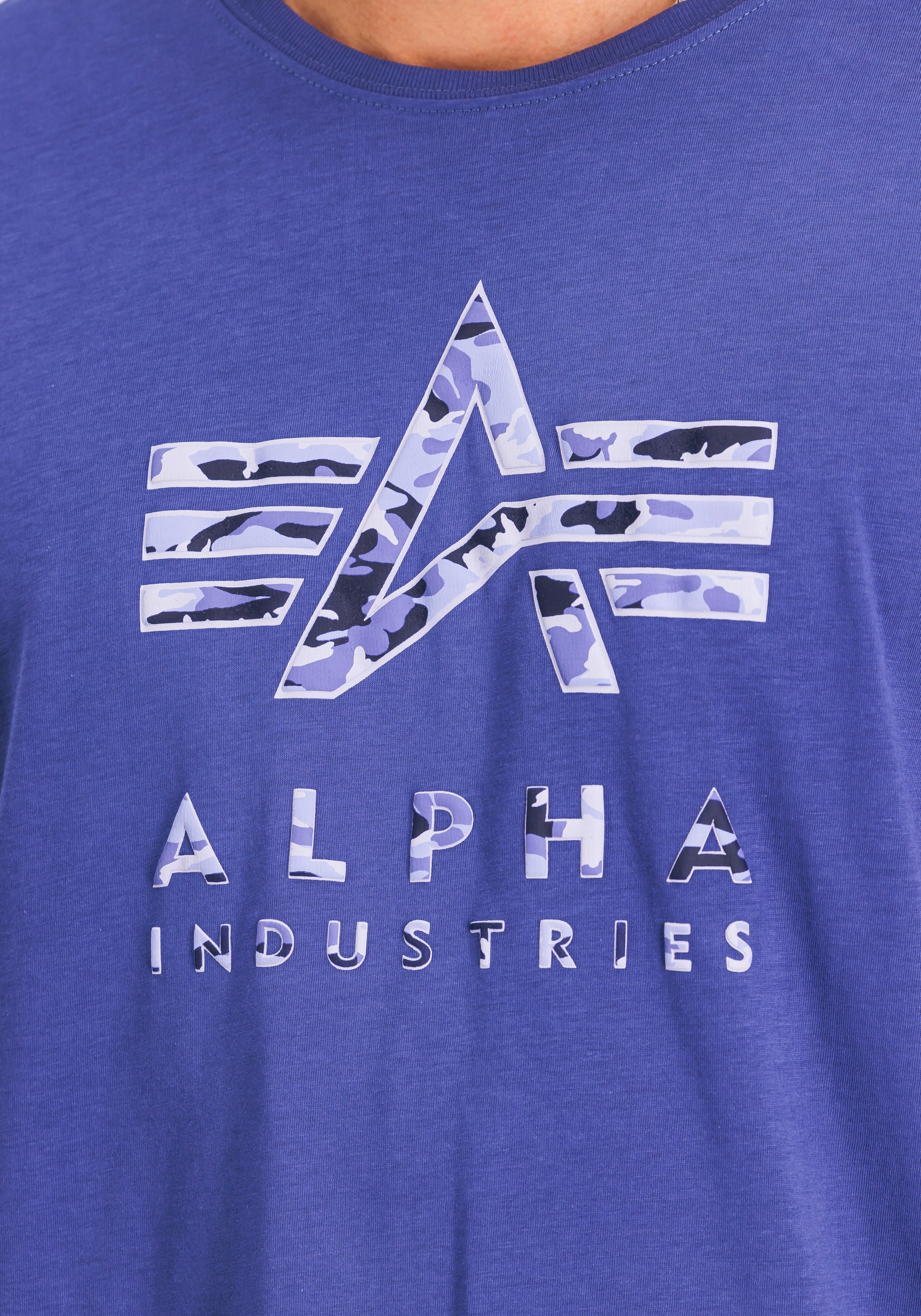 Alpha Industries T-Shirt »Alpha Industries Men - T-Shirts Camo Puff Print T«