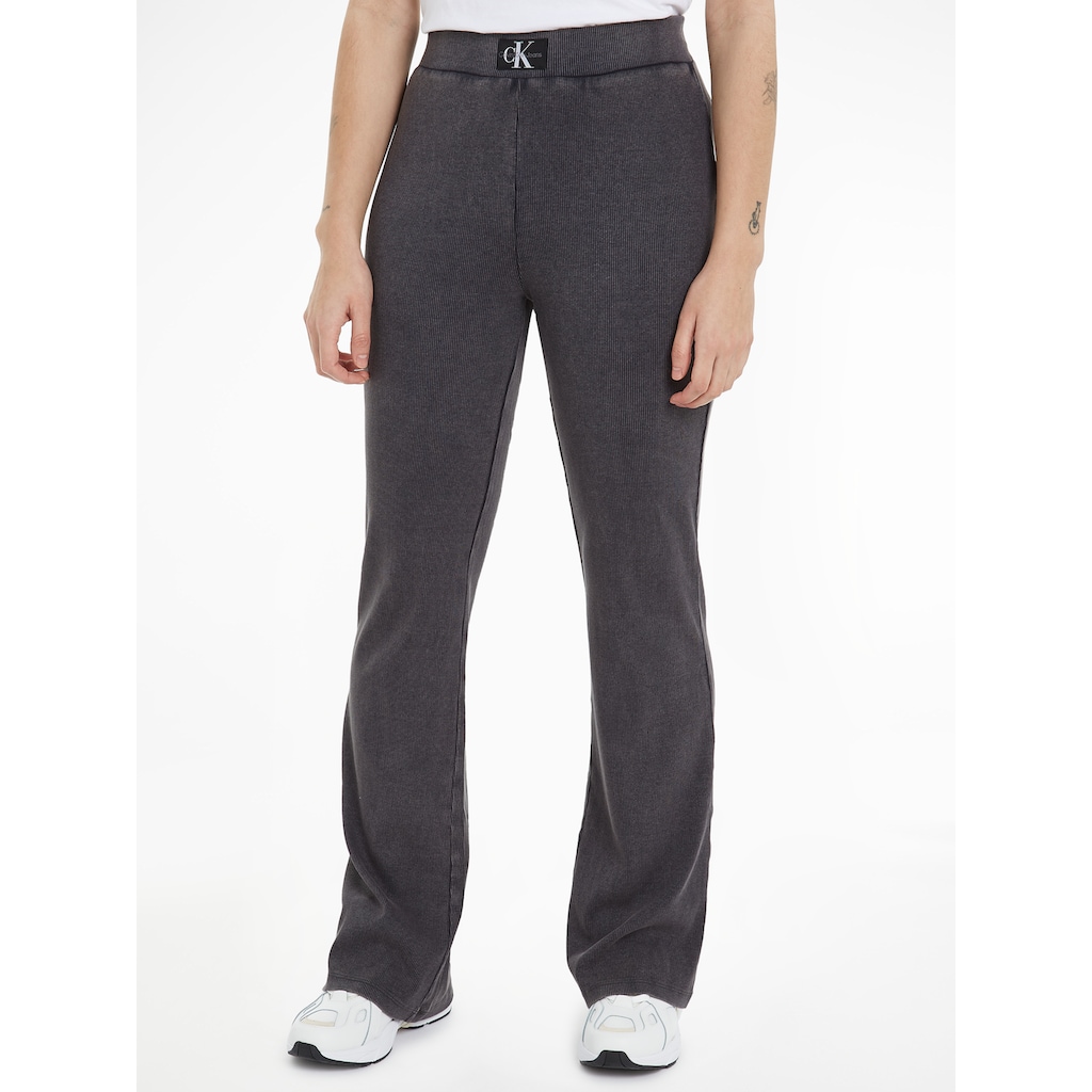 Calvin Klein Jeans Relaxhose »WASHED RIB WOVEN LABEL PANT«